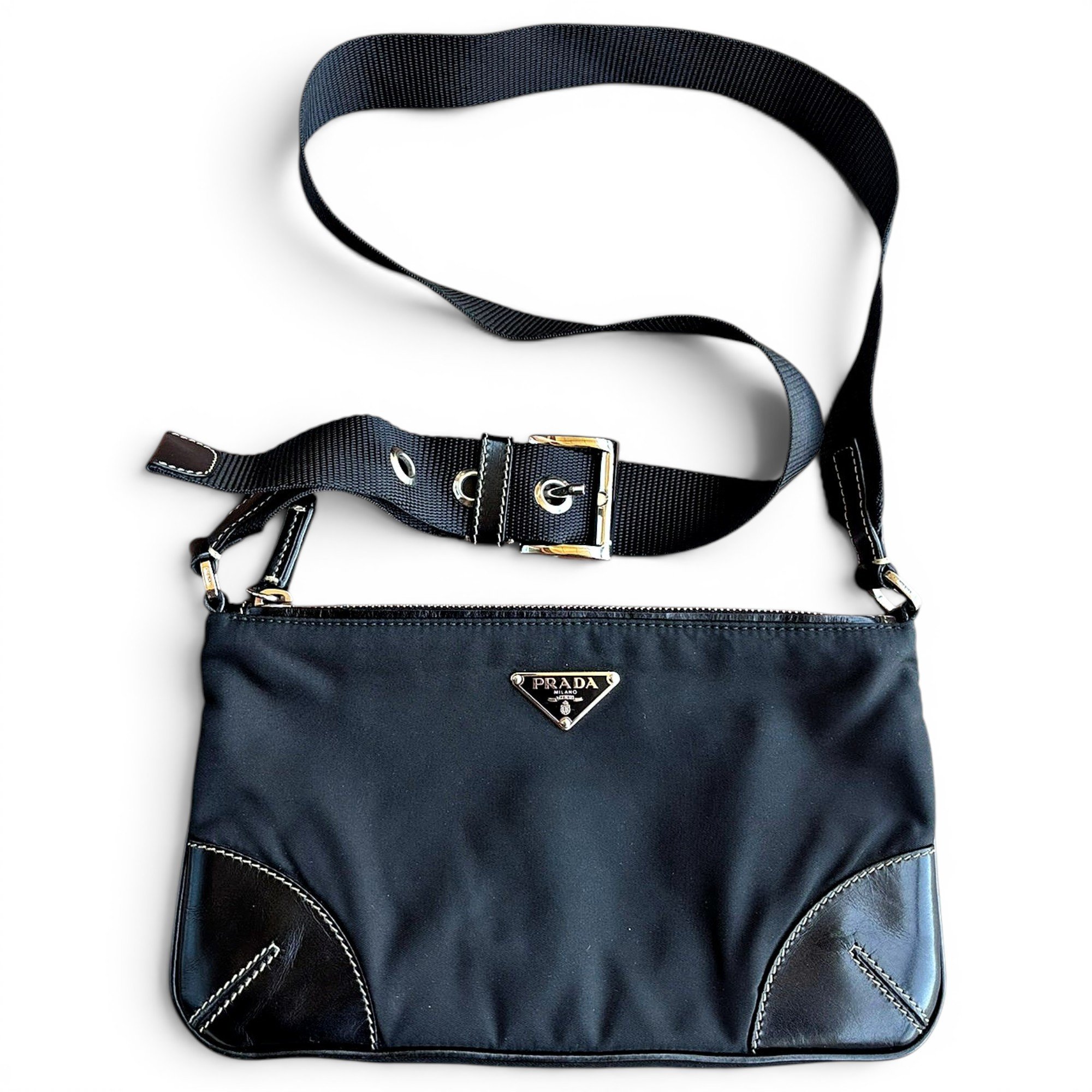 Leather crossbody bag