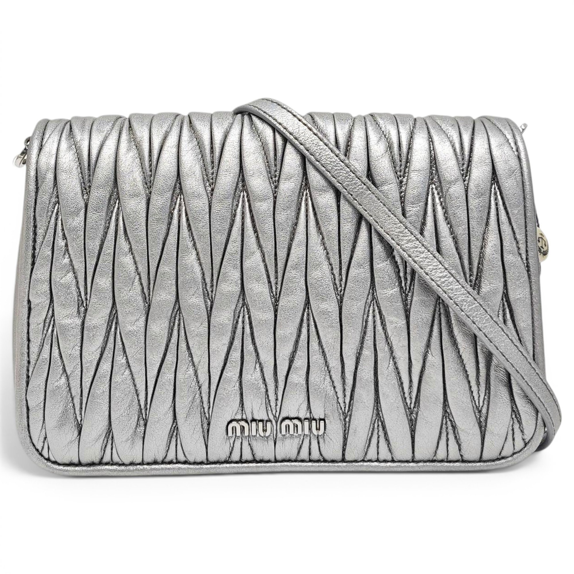 Miu delice leather crossbody bag