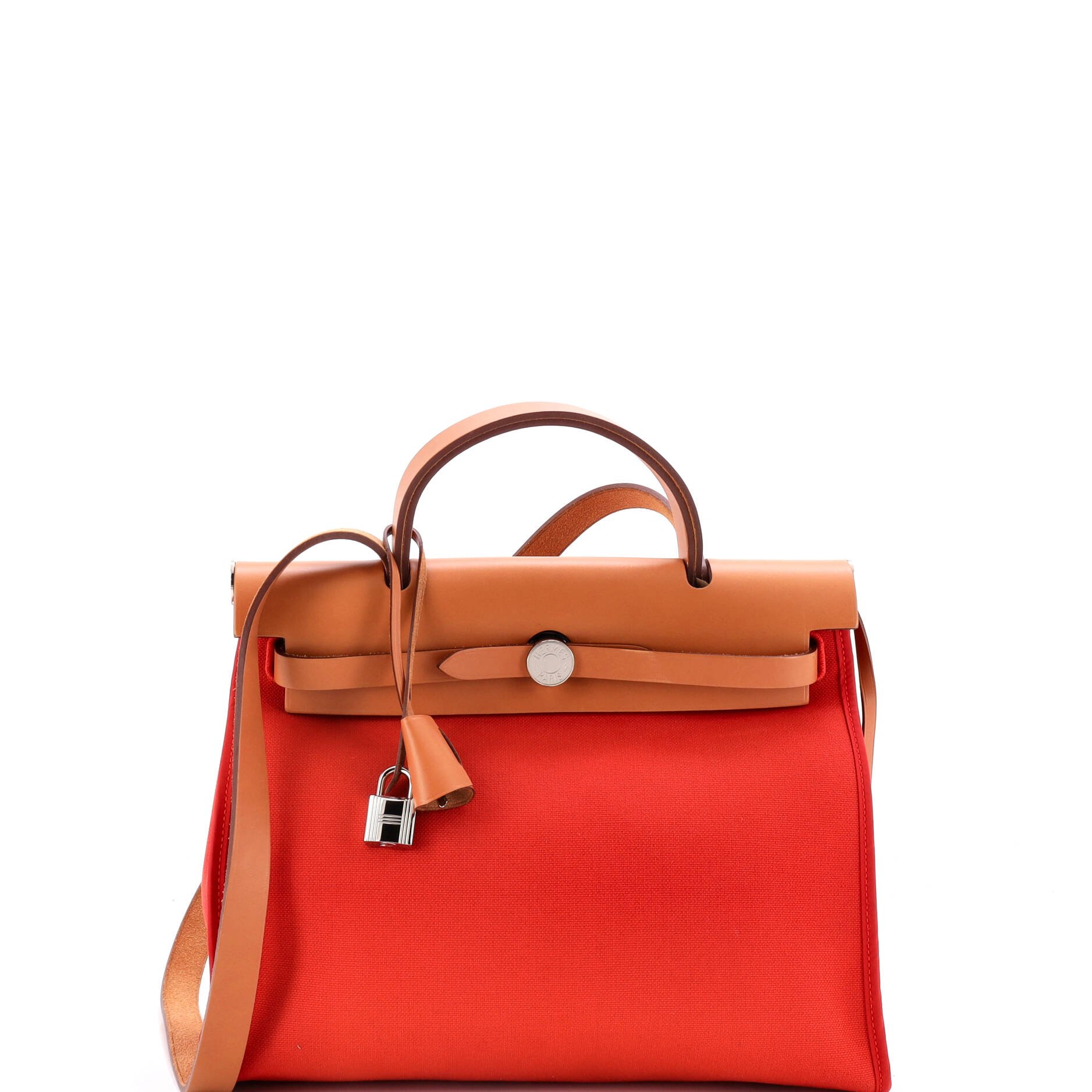 Herbag Zip Leather and Toile 31
