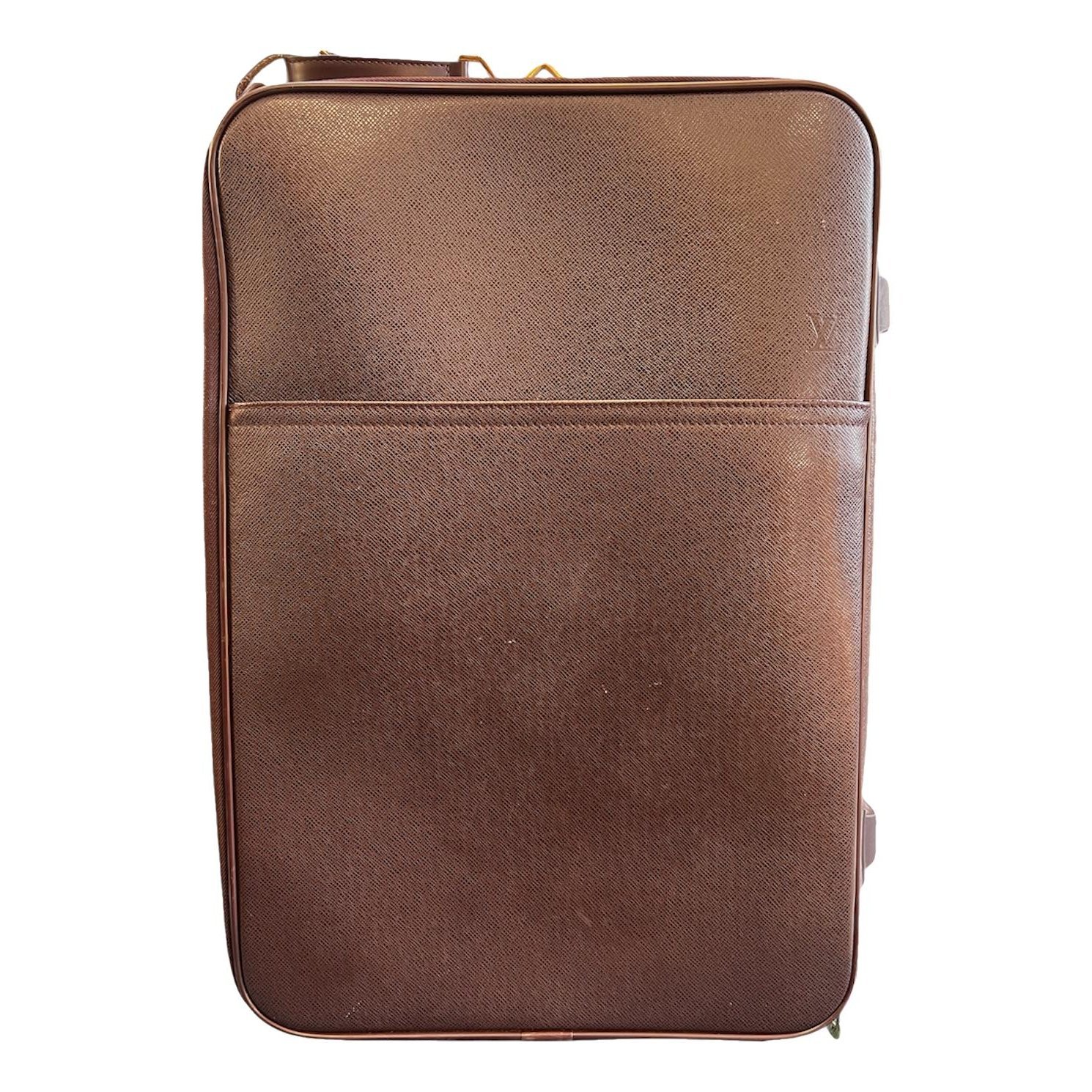 Leather travel bag