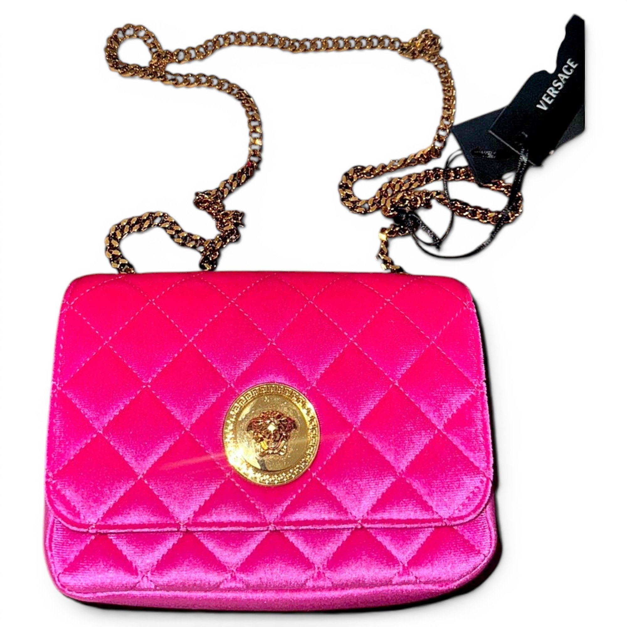 La Medusa velvet handbag