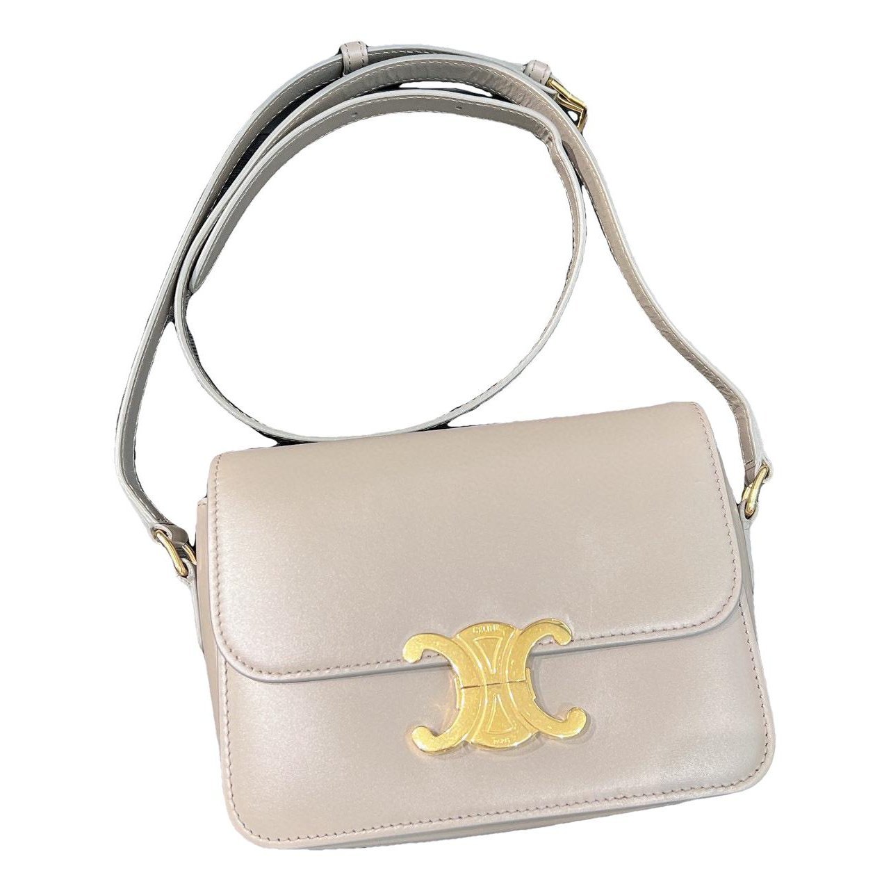Triomphe leather handbag