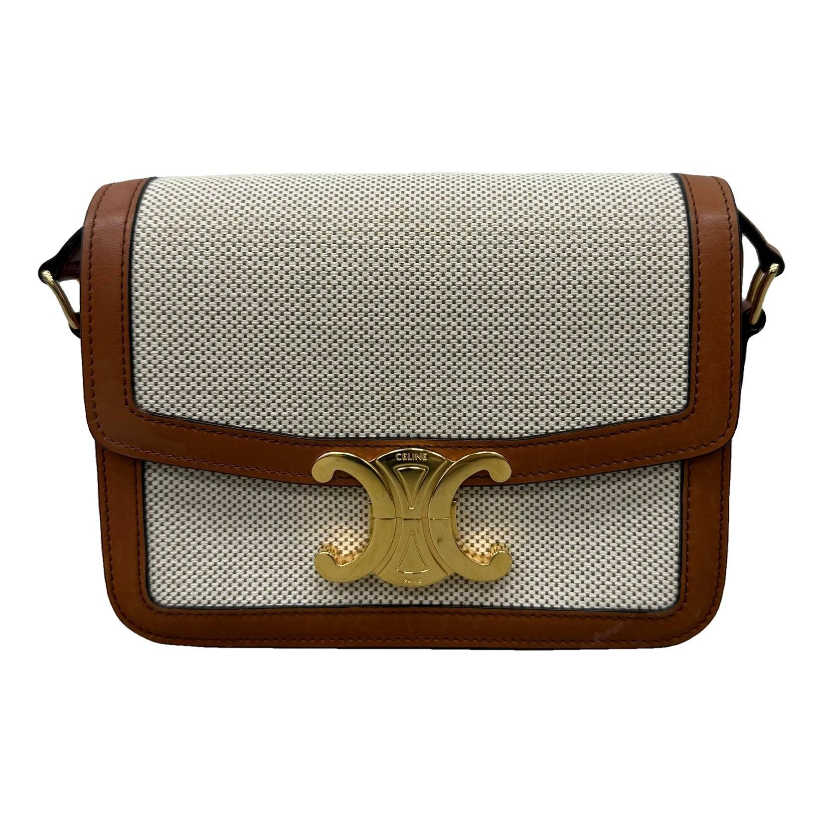 Triomphe cloth handbag