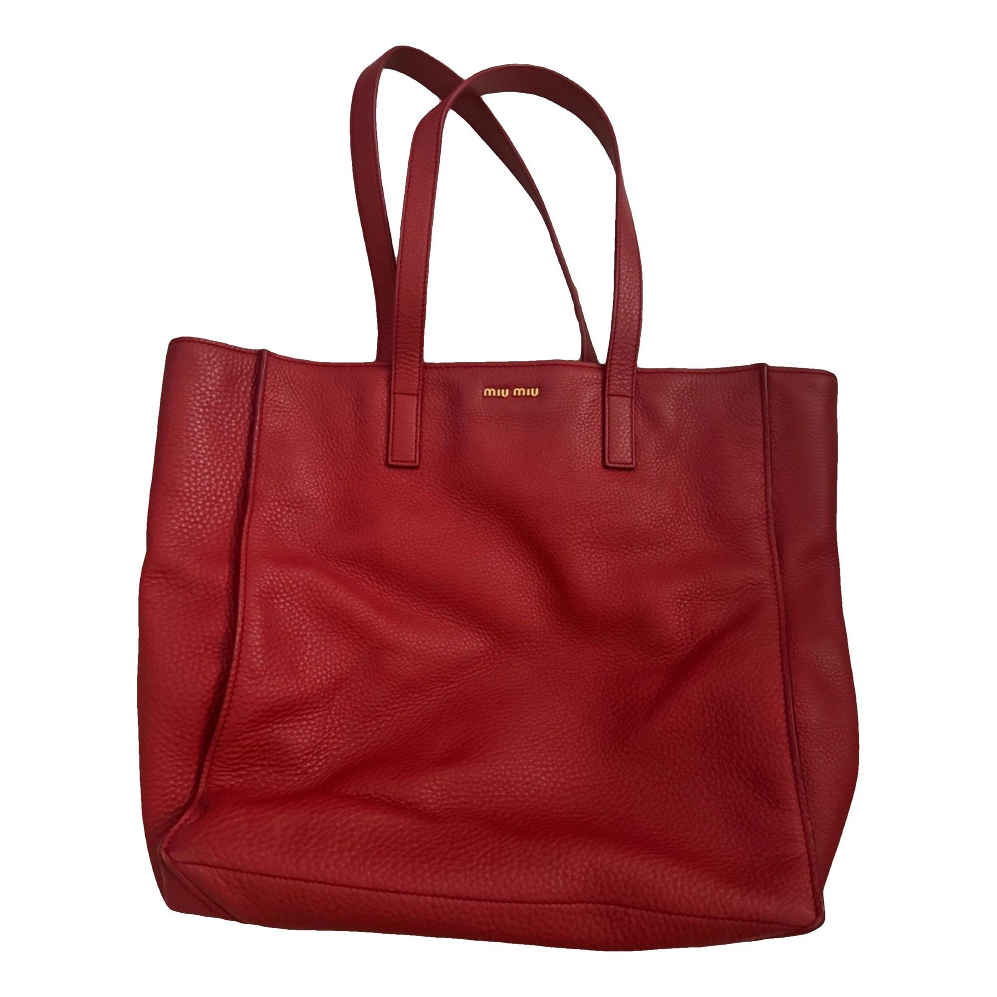 Leather tote
