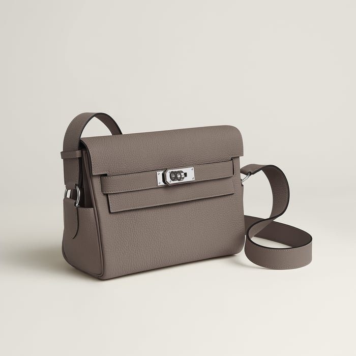 Gris Étain Kelly Messenger Bag