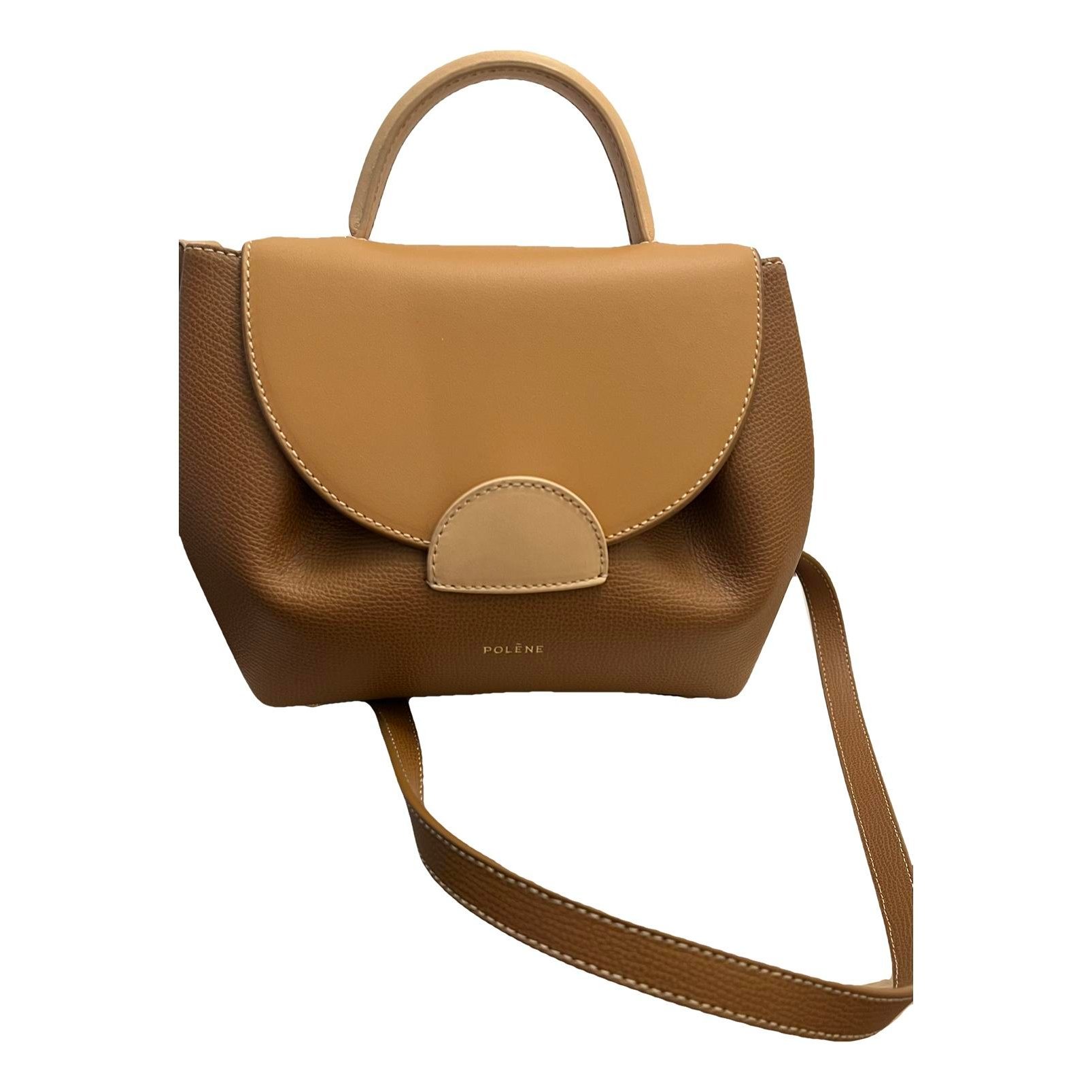 Numéro un nano leather crossbody bag