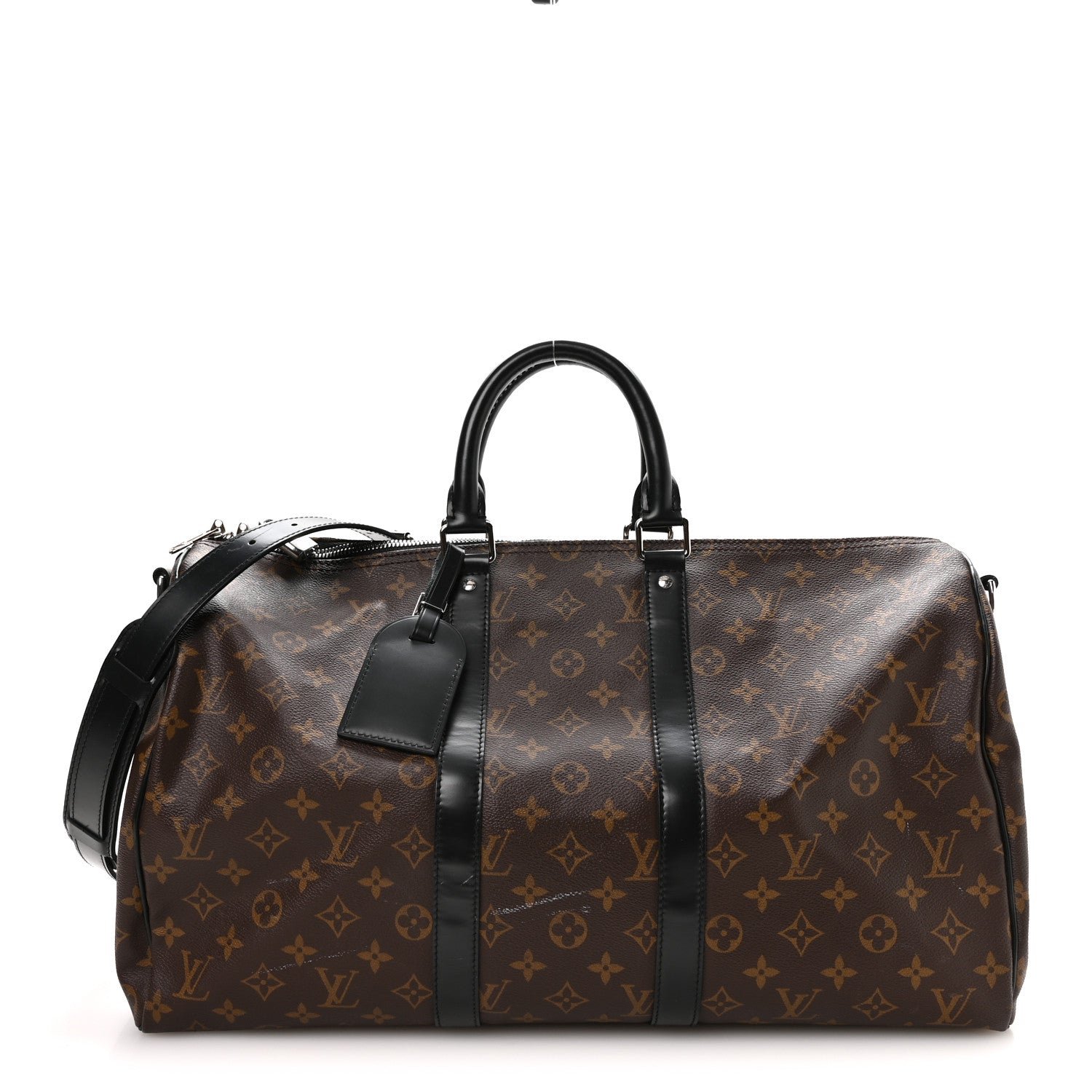 Louis Vuitton Monogram Macassar Keepall Bandouliere 45