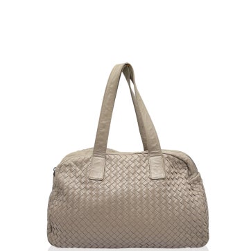 Calfskin Boston bag
