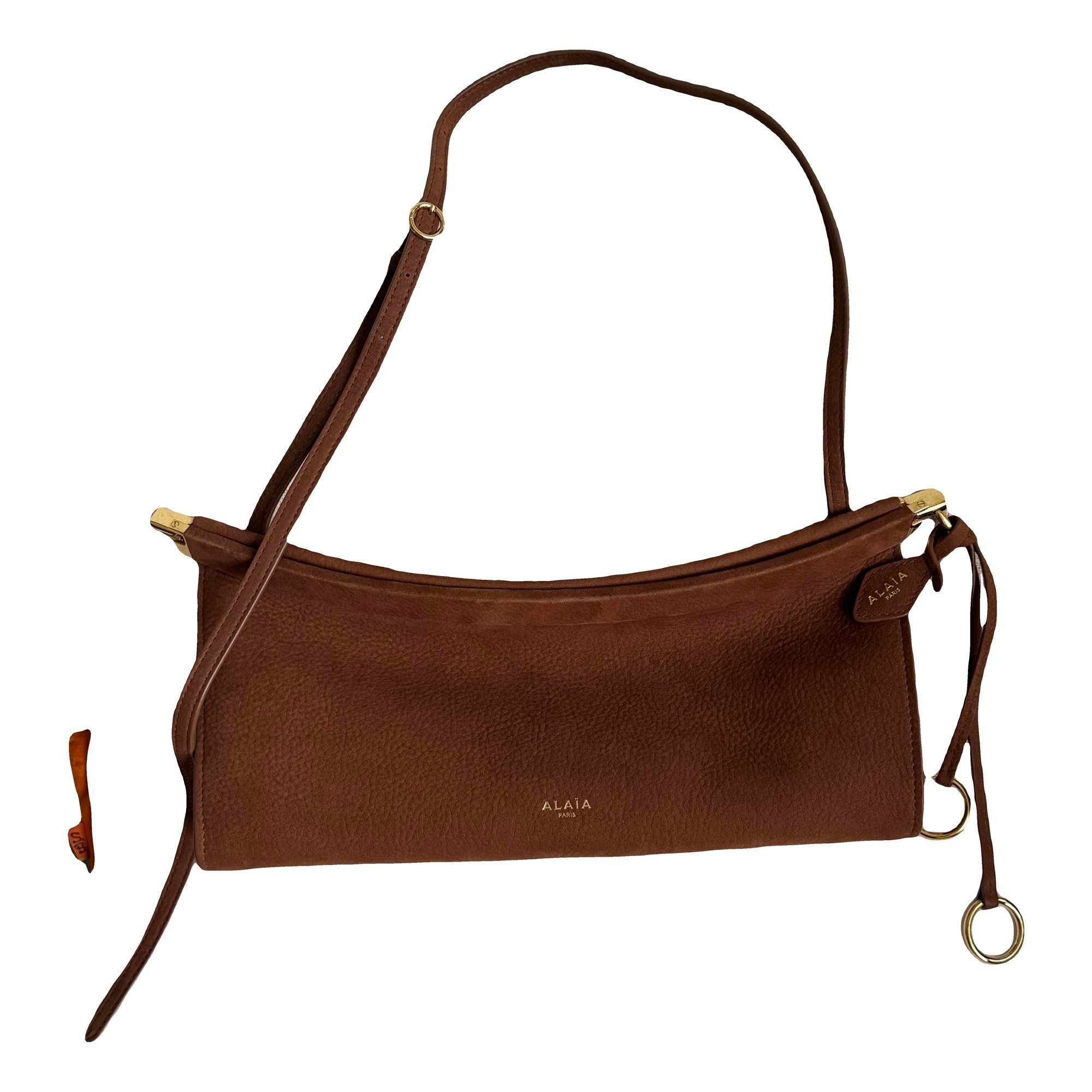 Le Click East West leather handbag
