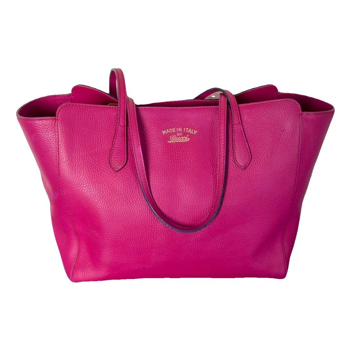 Swing leather handbag