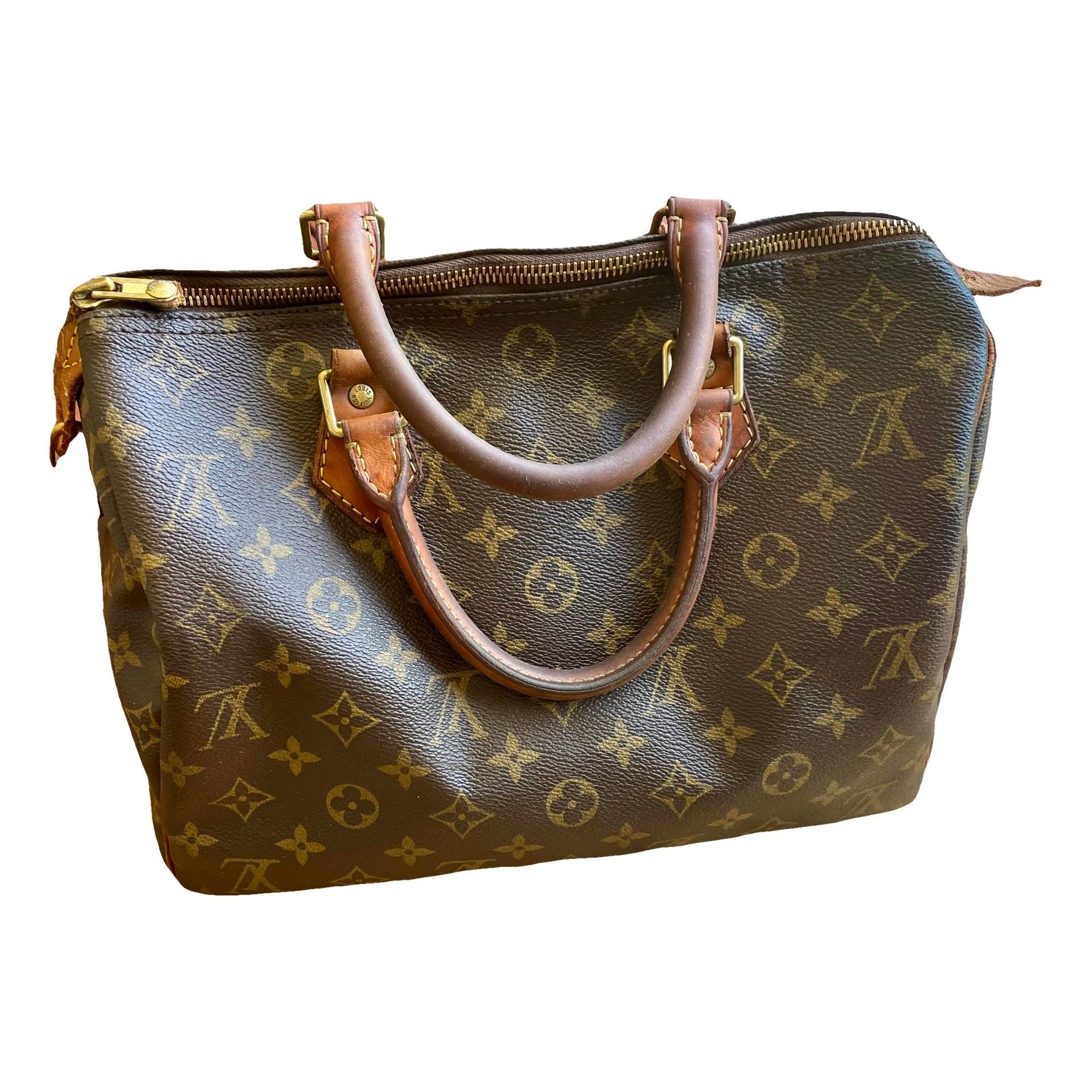Speedy leather handbag