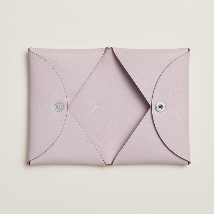 Mauve Pâle Calvi Card Holder