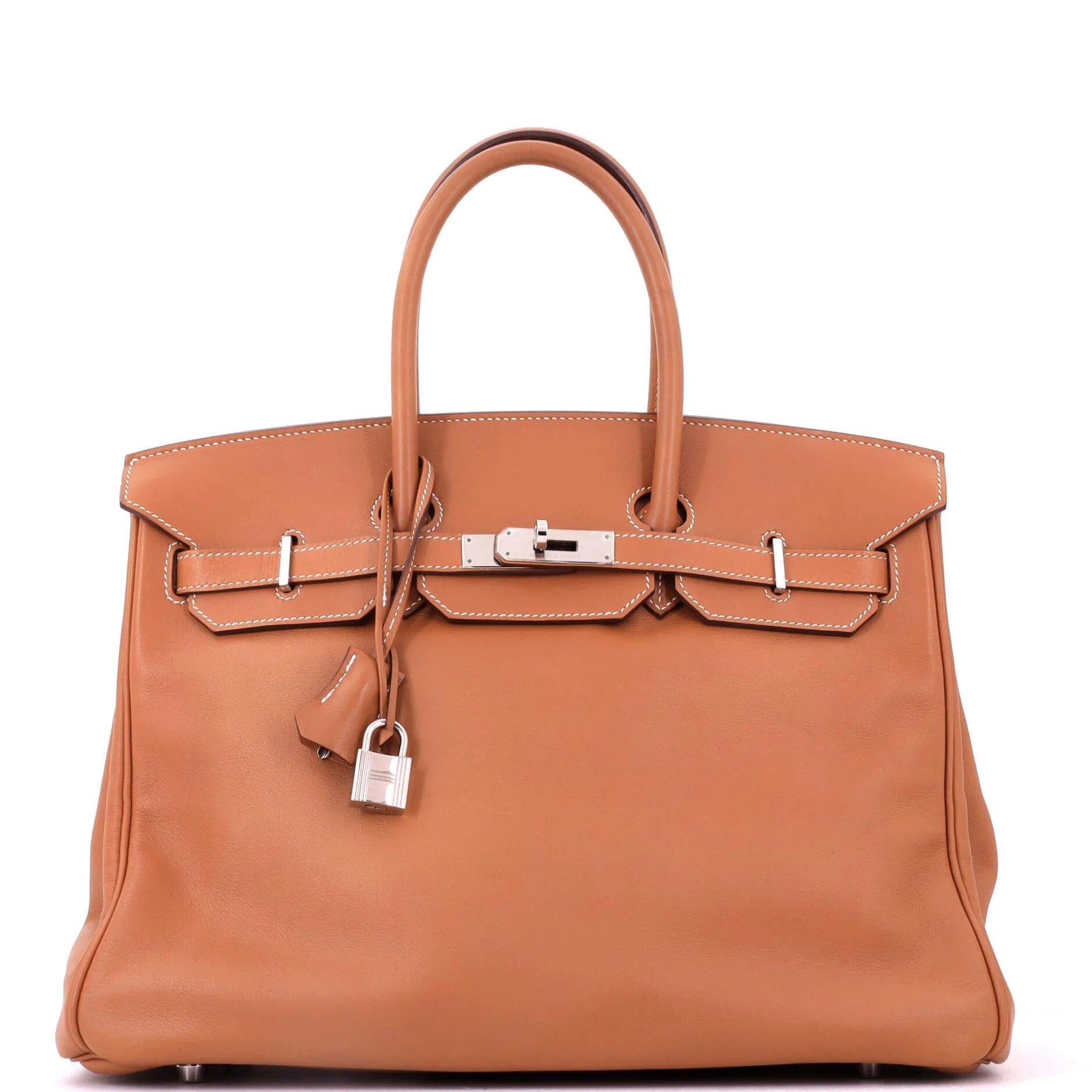 Birkin 35 leather tote