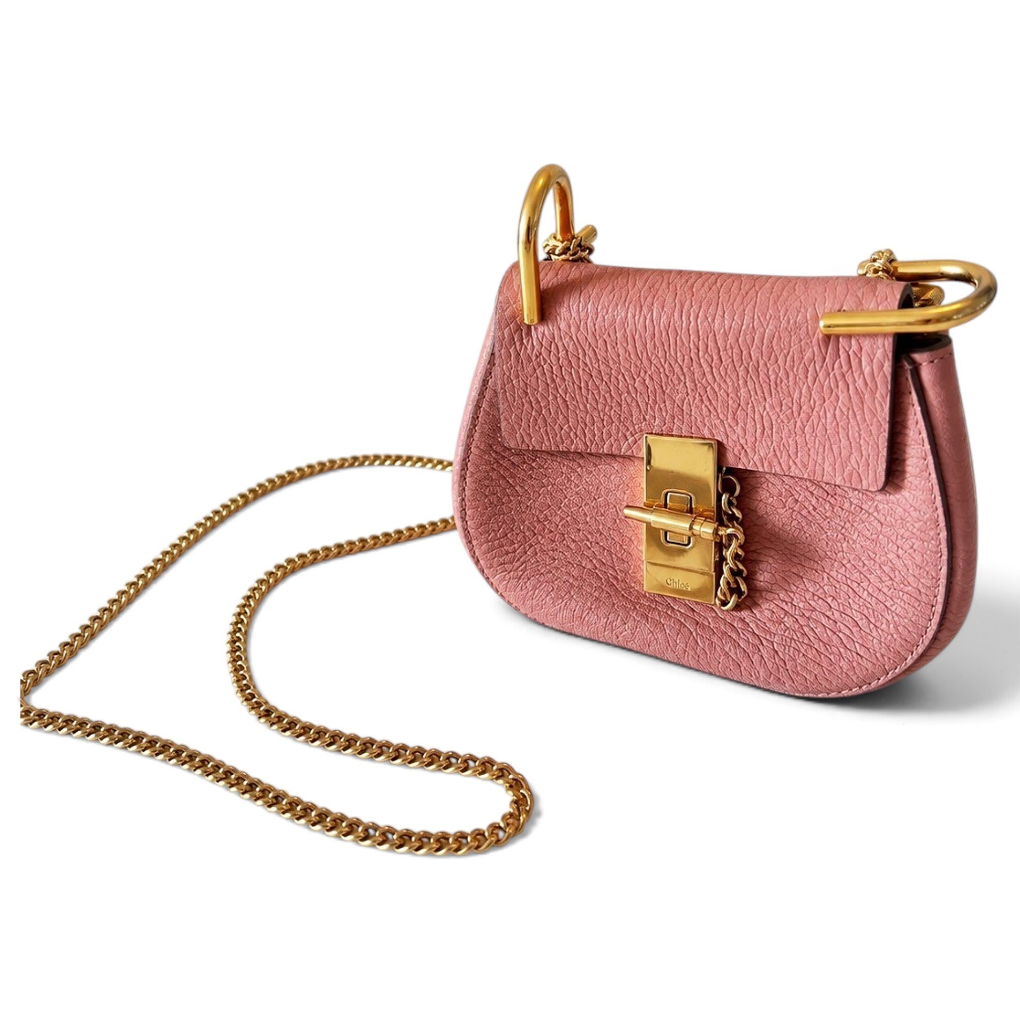 Drew leather crossbody bag