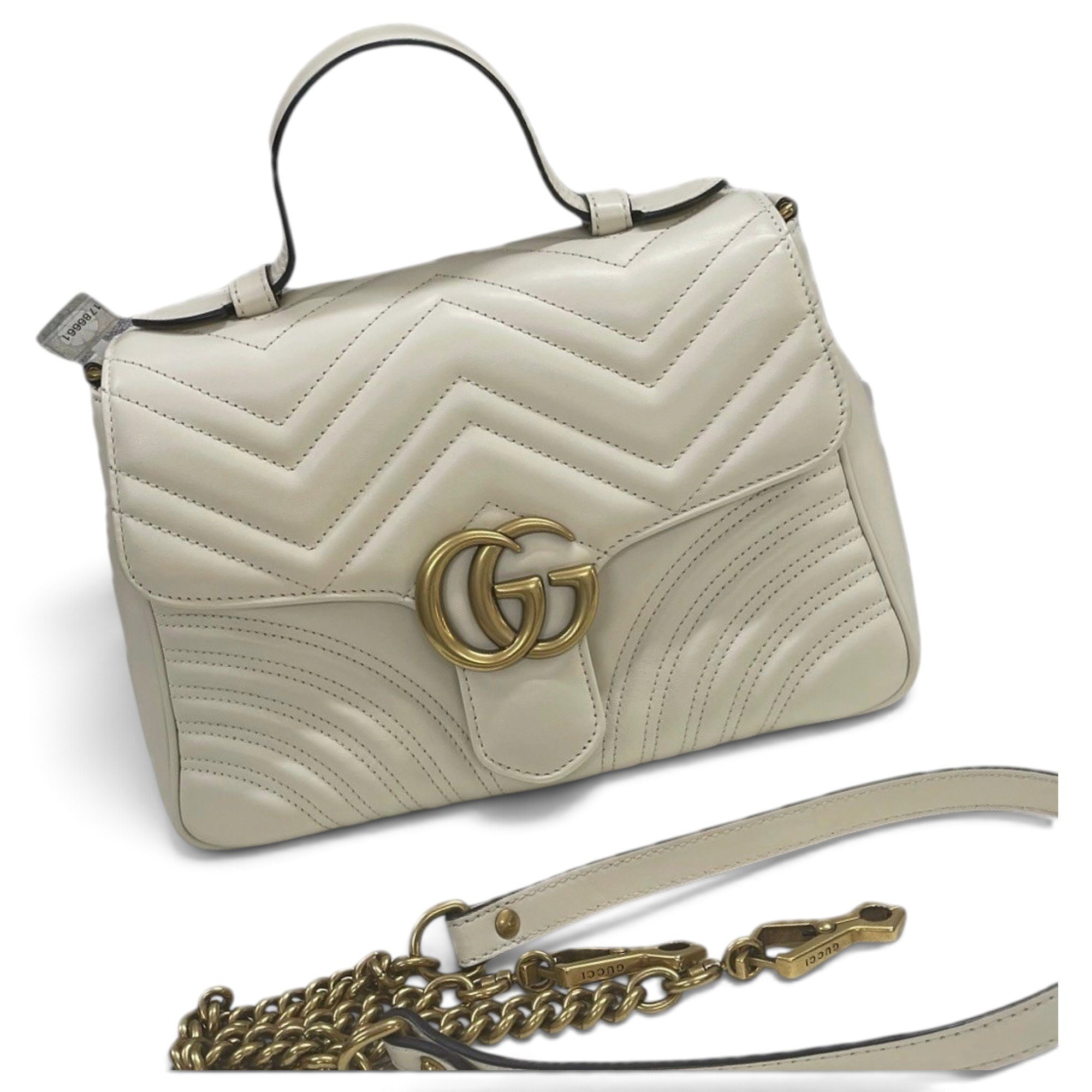 GG Marmont Flap leather handbag