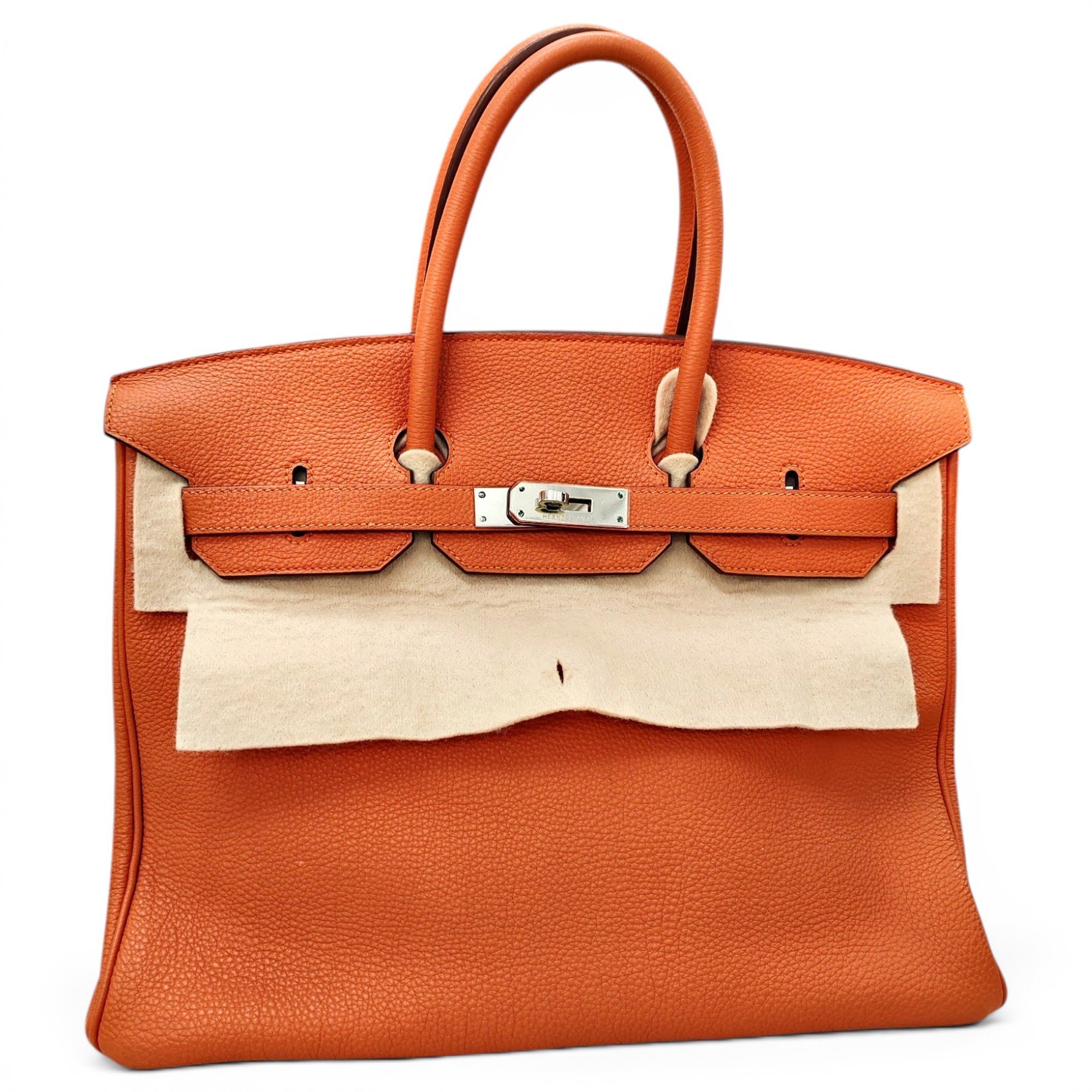 Birkin 35 leather handbag