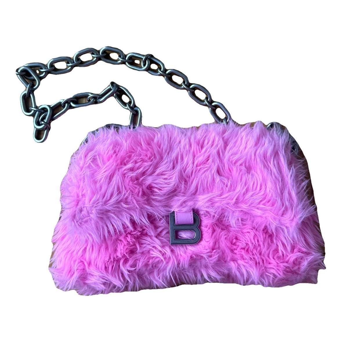 Downtown faux fur crossbody bag