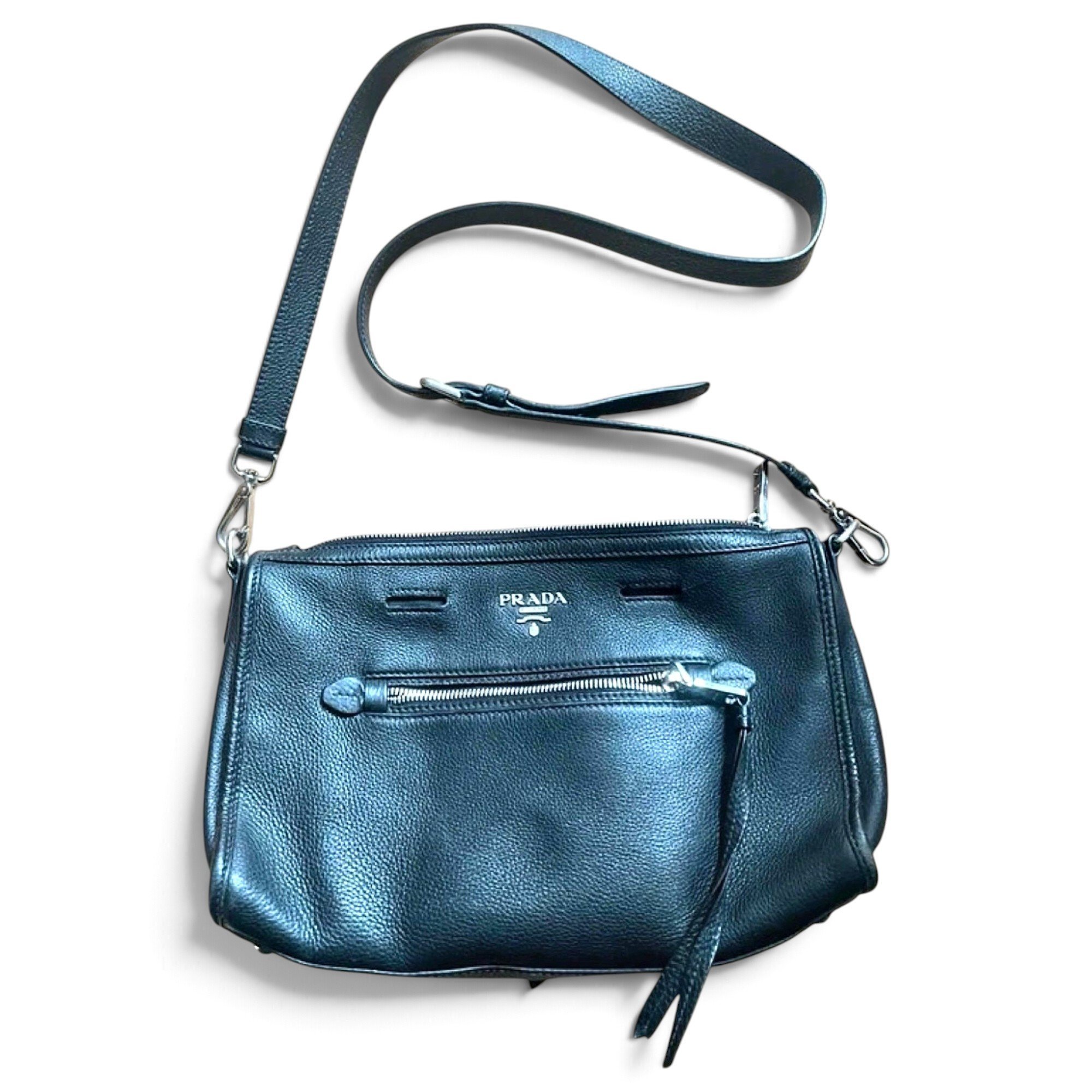 Leather crossbody bag