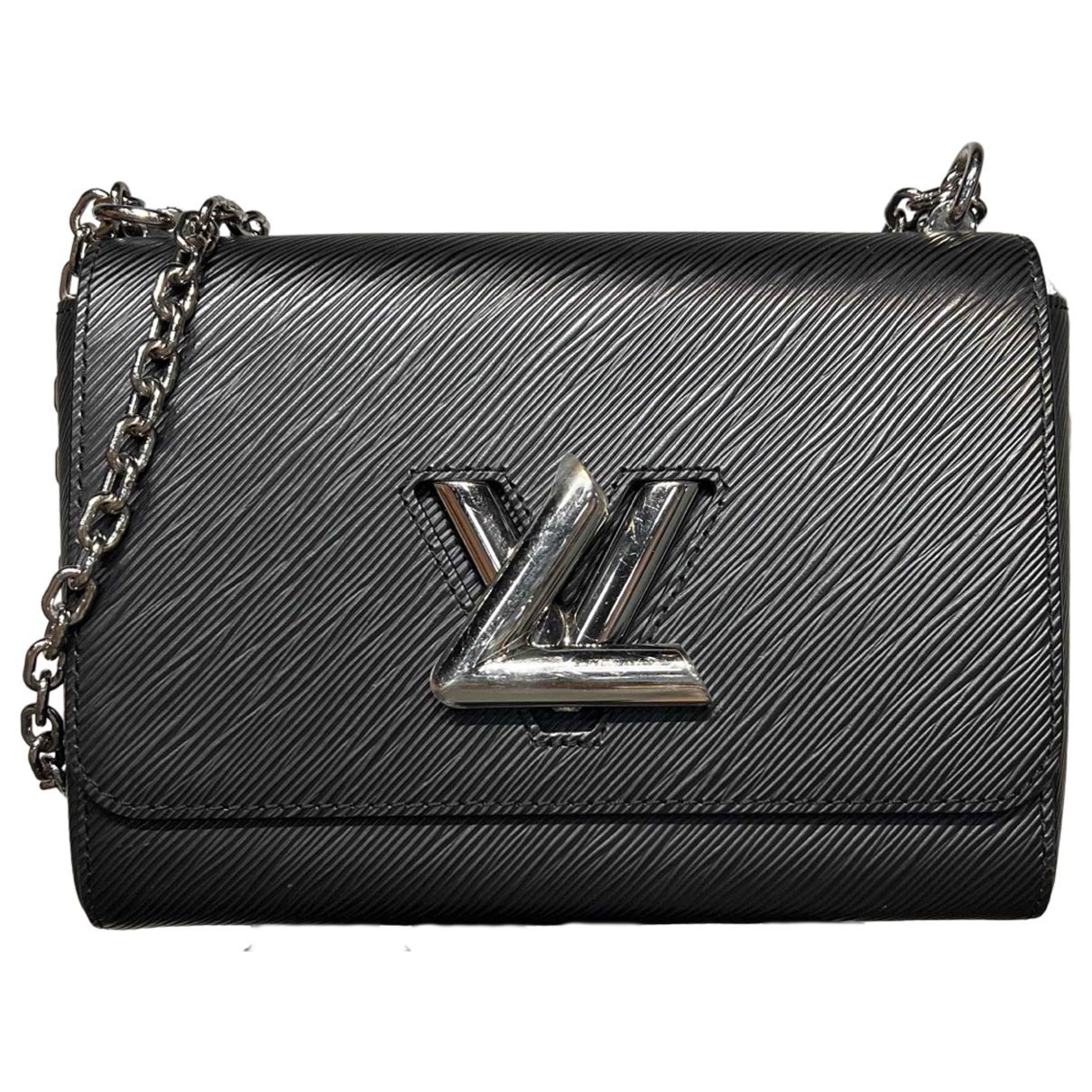 Twist leather handbag
