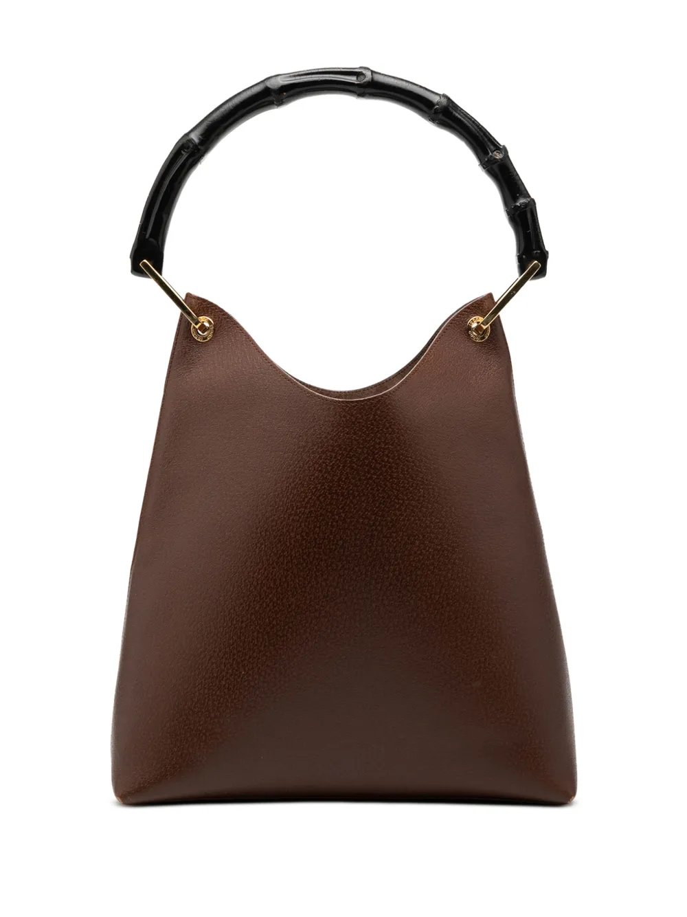 2000-2015 Leather Bamboo Top Handle Bag handbag