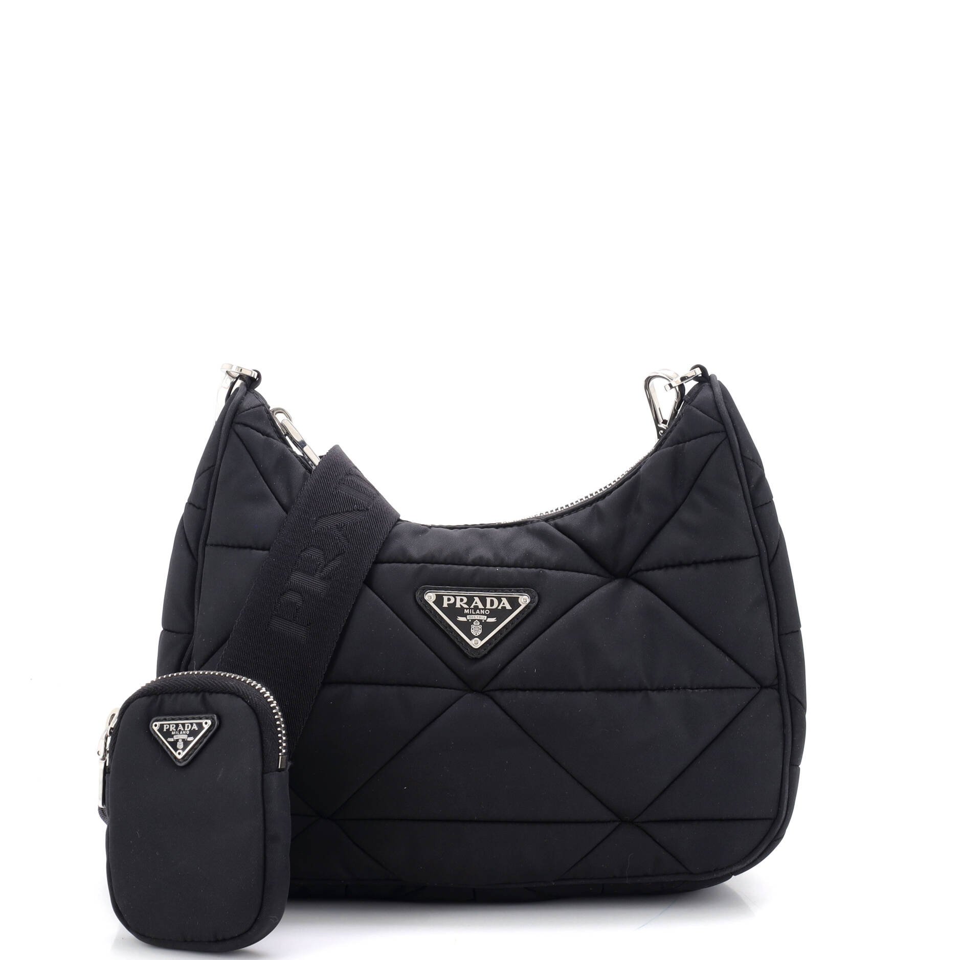 Re-Edition Shoulder Bag Quilted Tessuto Small