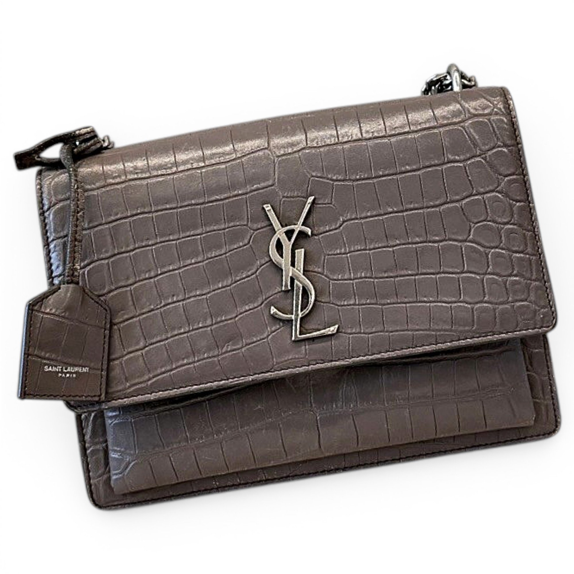 Sunset leather handbag