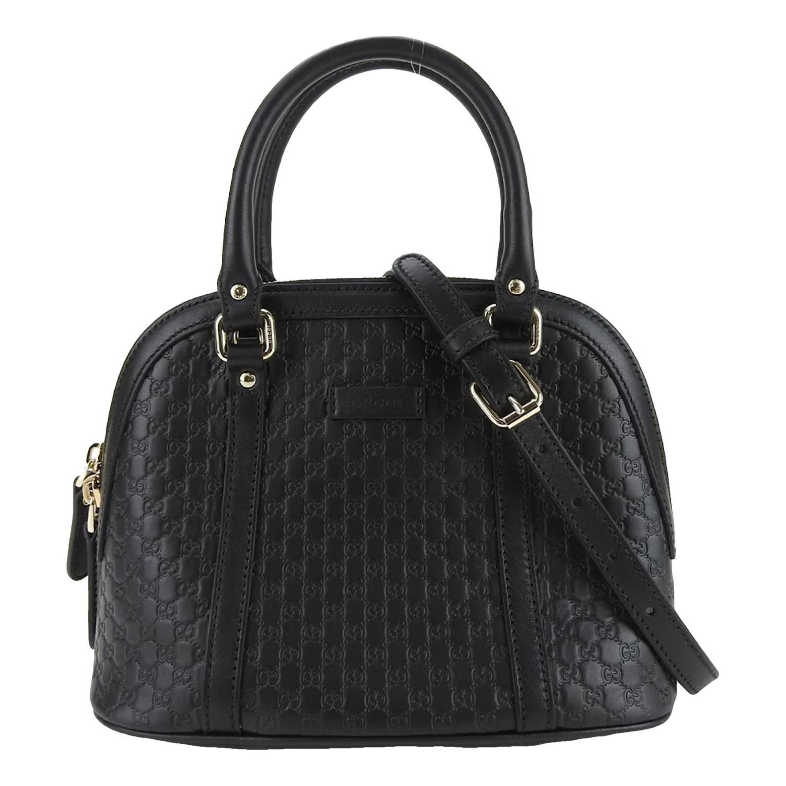 Dôme leather handbag