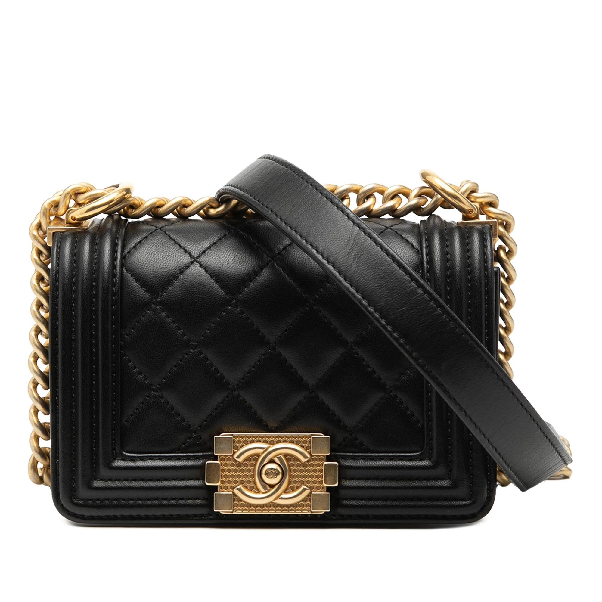 Boy leather crossbody bag