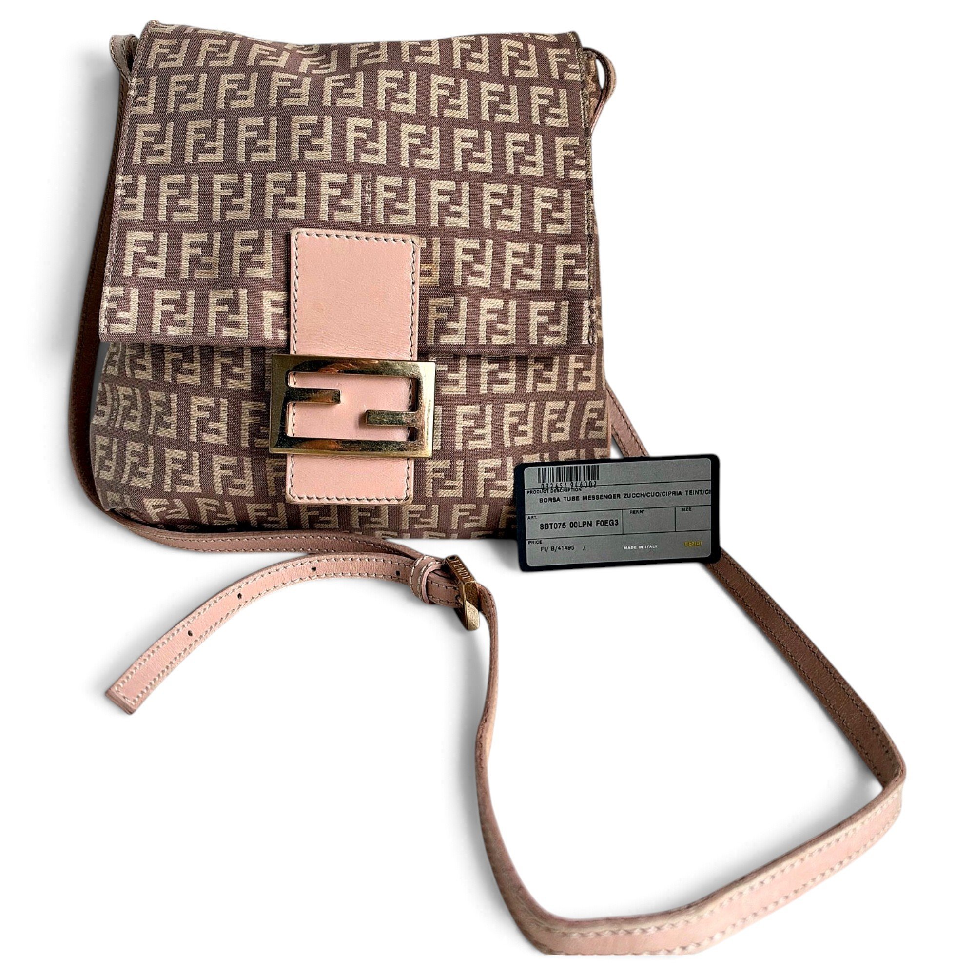 Baguette cloth crossbody bag