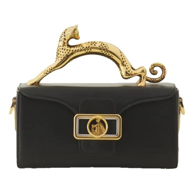 Pencil Chat leather handbag
