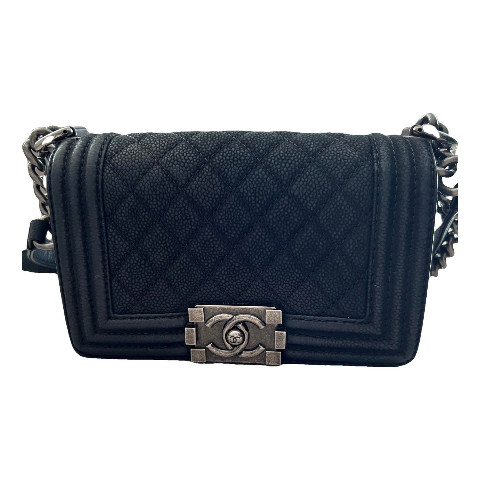 Boy leather crossbody bag