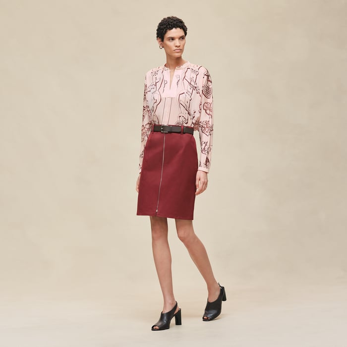Rose Opaline "Ferronnerie Remix" Blouse