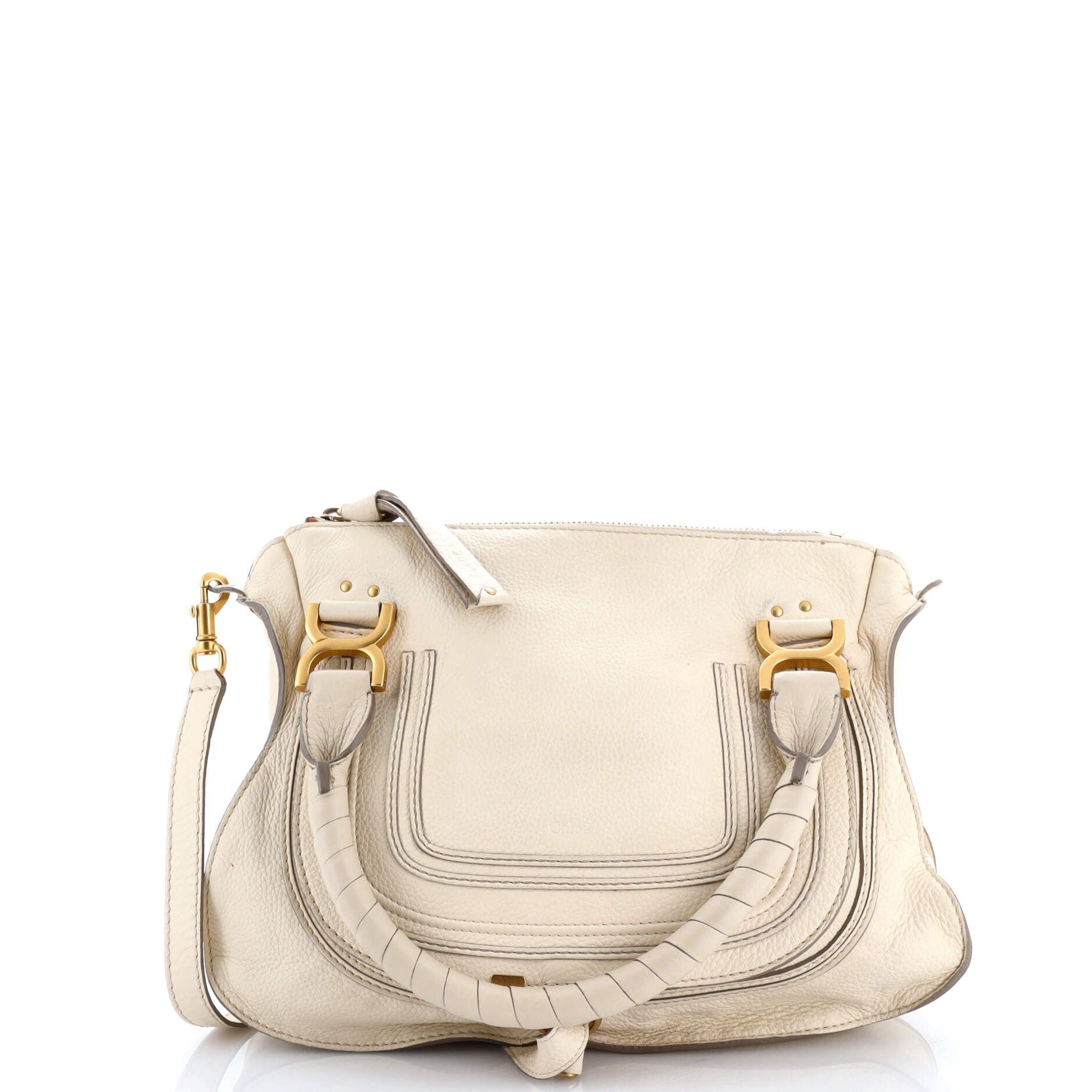 Chloe Marcie Satchel Leather Medium