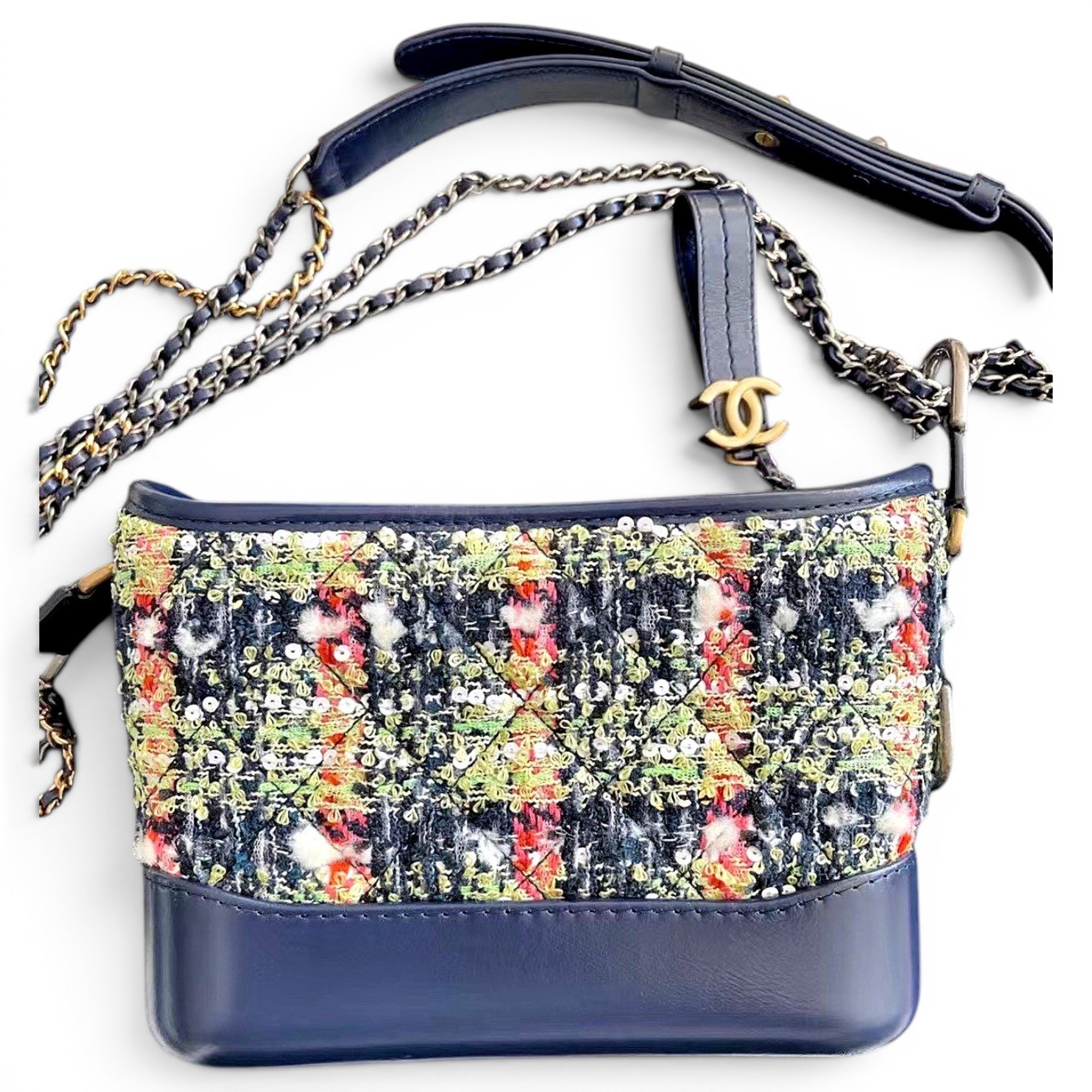 Gabrielle tweed crossbody bag