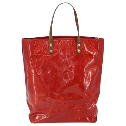 Reade patent leather handbag