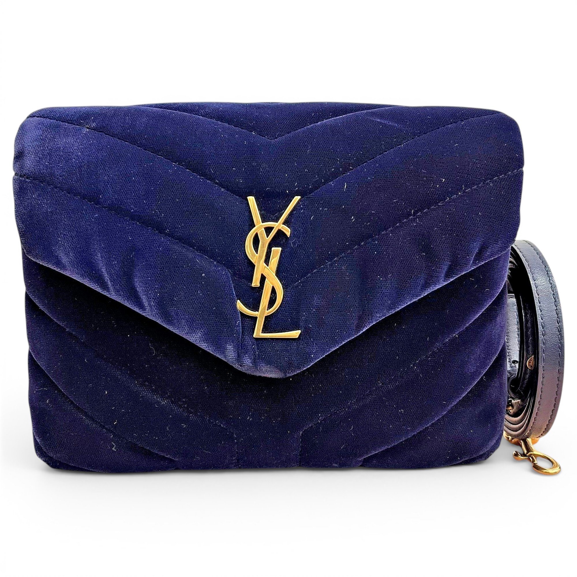 Loulou velvet handbag