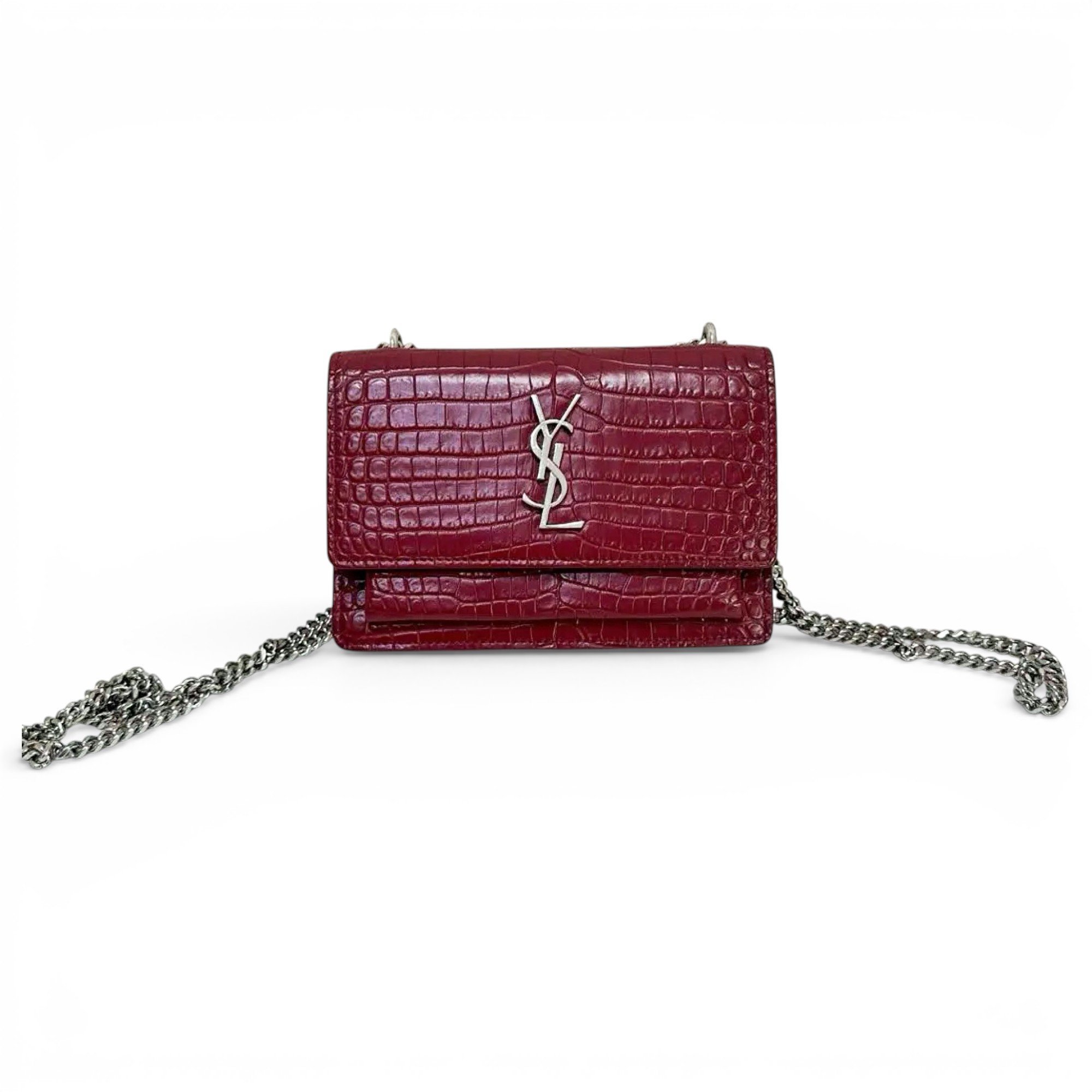 Sunset leather handbag