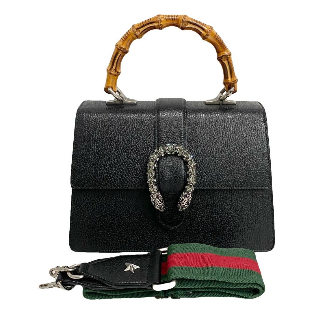 Dionysus Bamboo leather handbag