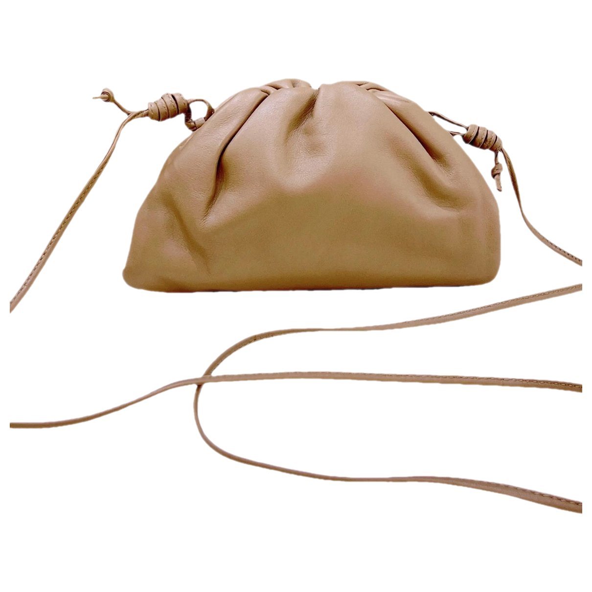 Pouch leather handbag