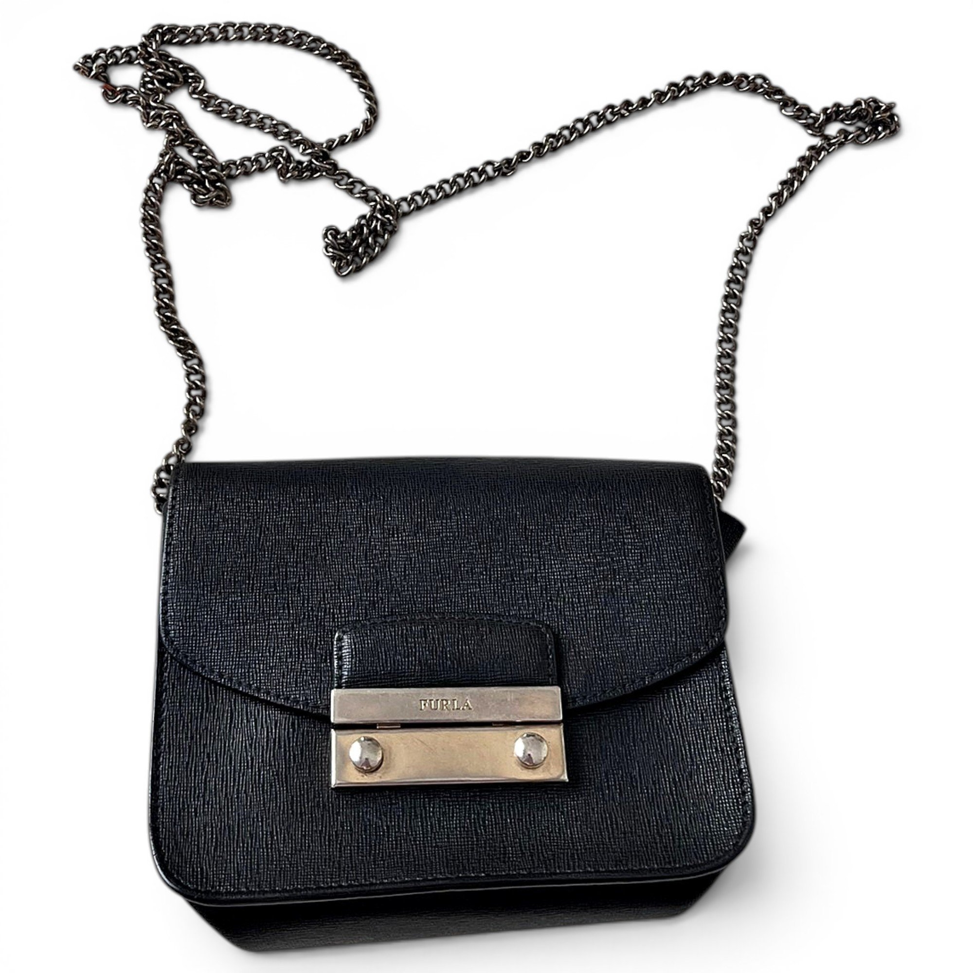 Metropolis leather crossbody bag