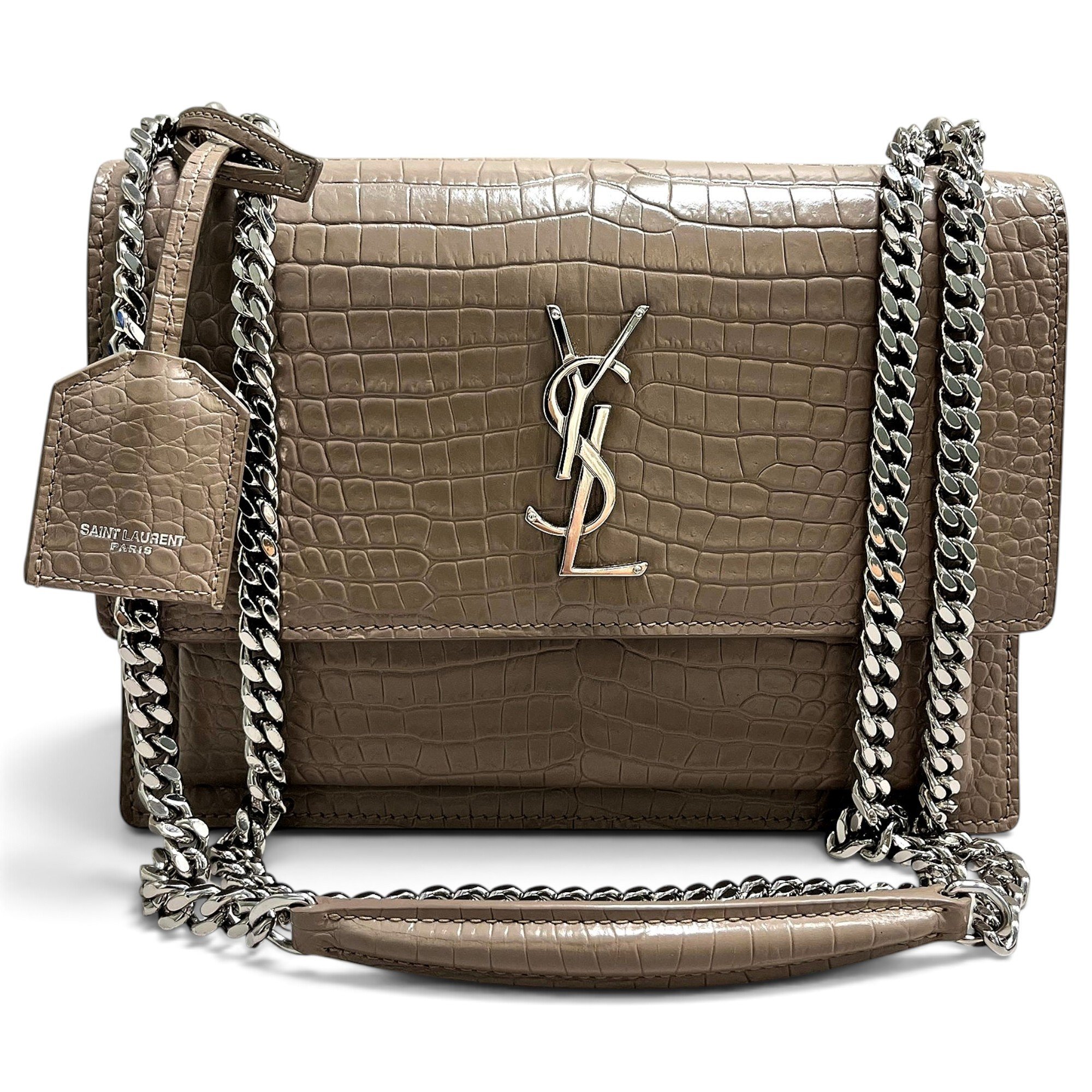 Sunset leather handbag