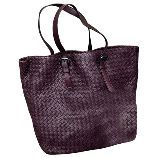 Leather tote