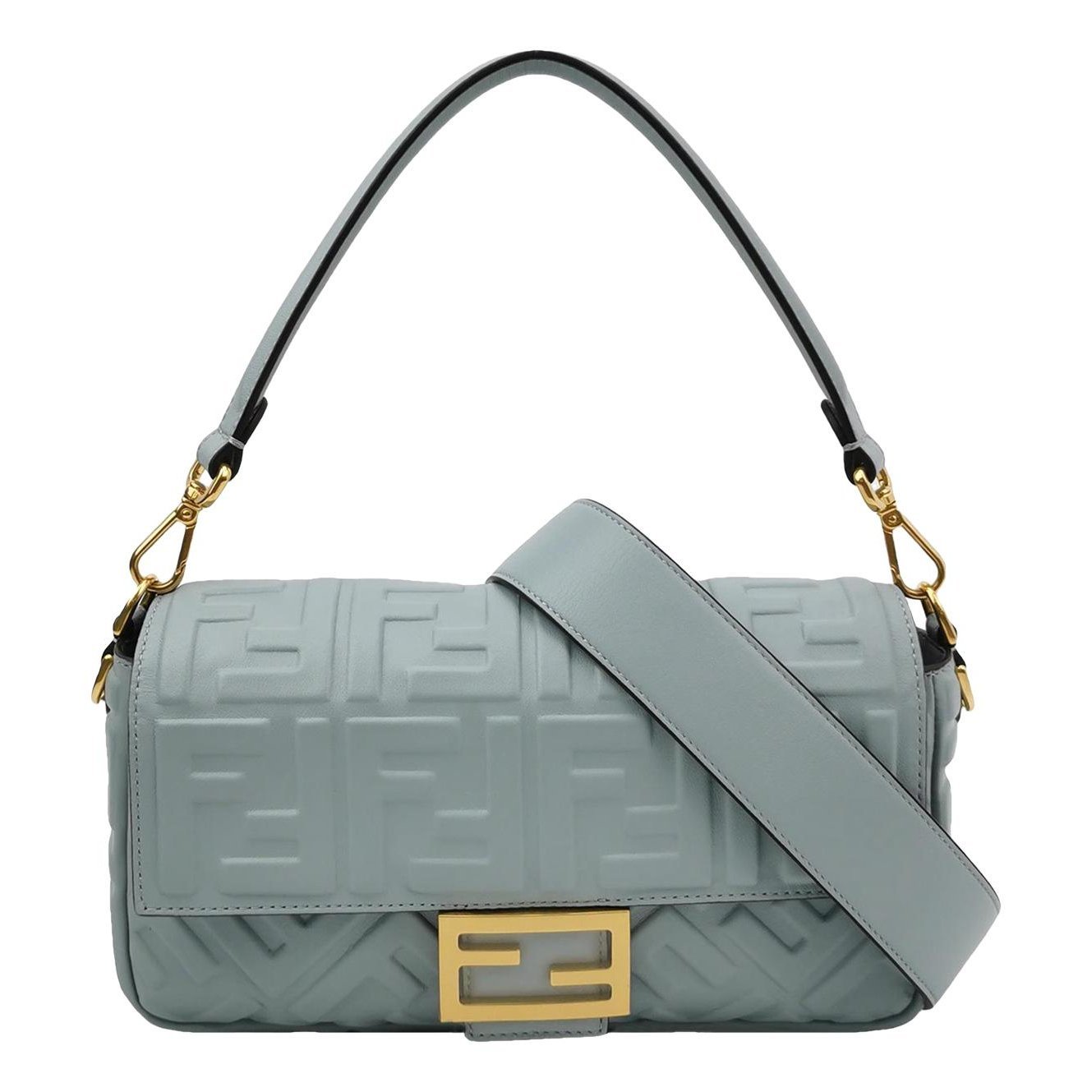 Baguette leather handbag