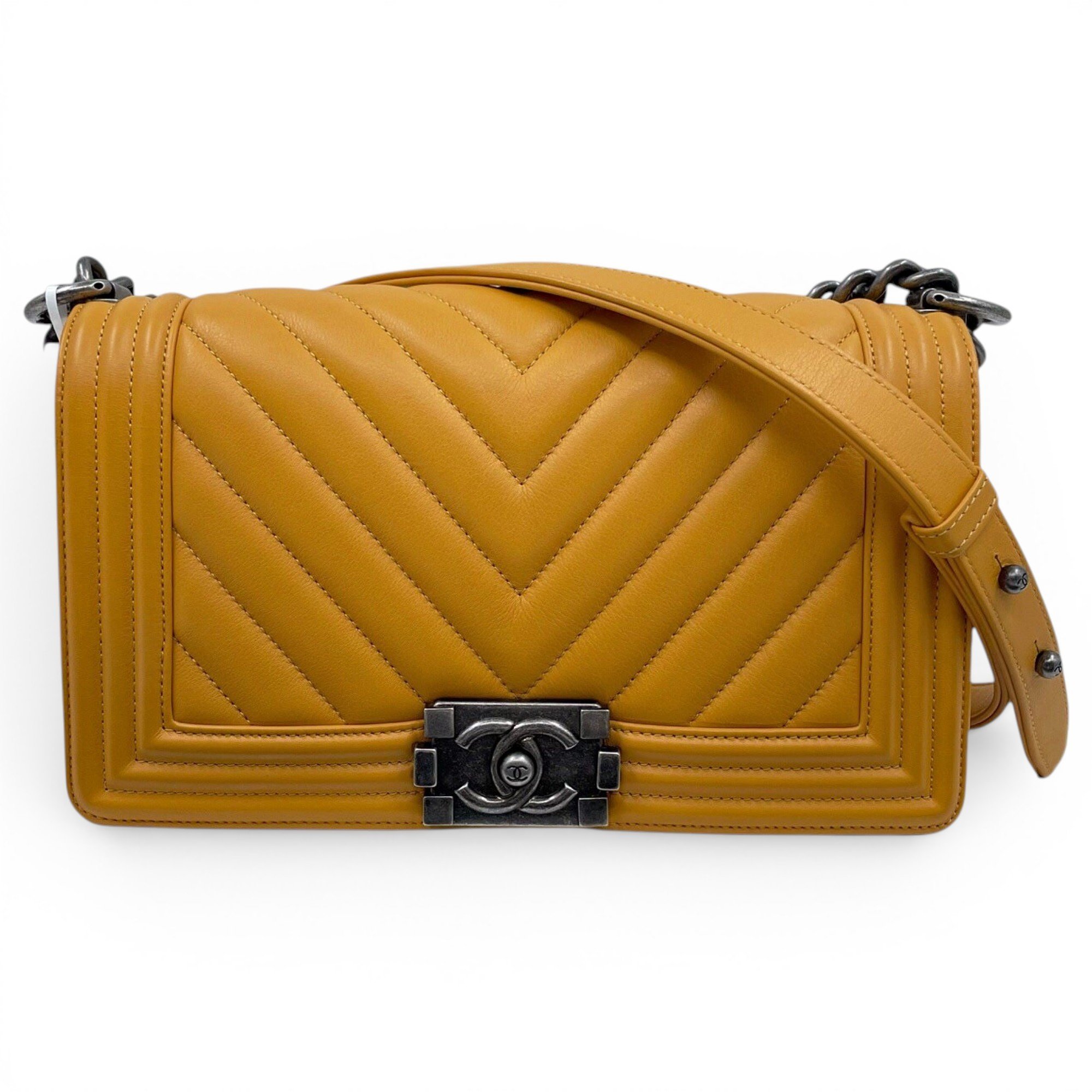 Boy leather crossbody bag