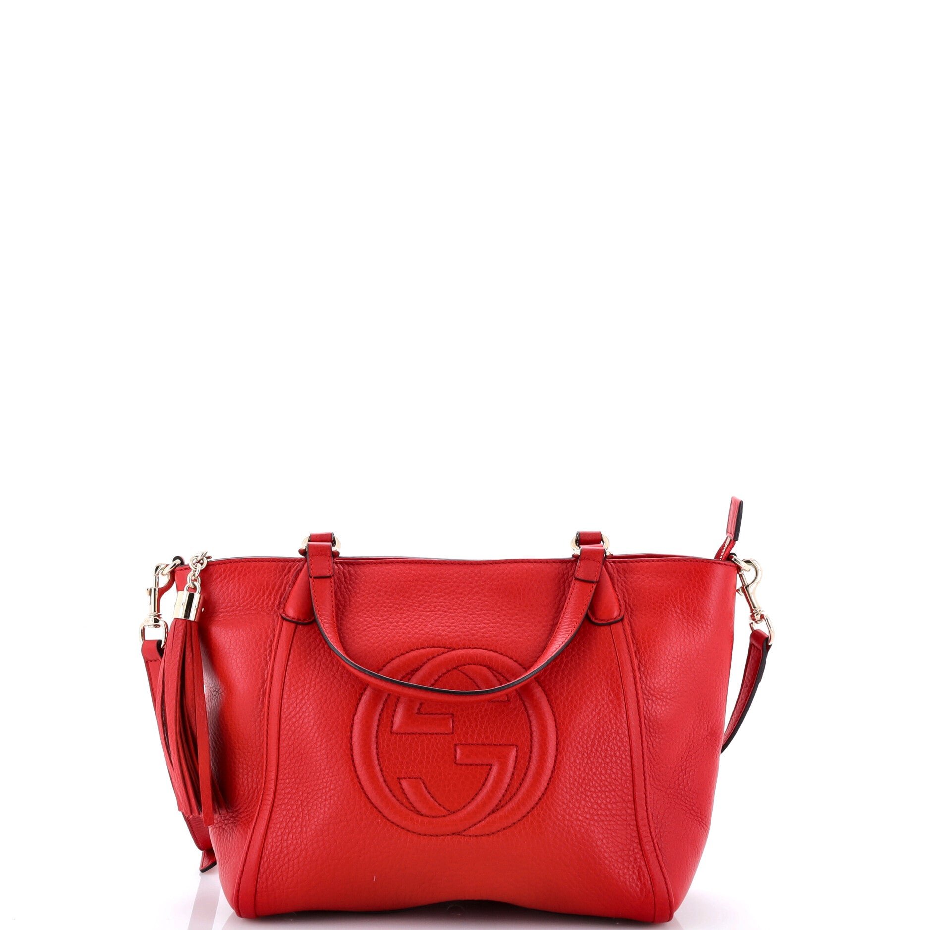 Soho Convertible Top Handle Bag Leather Small