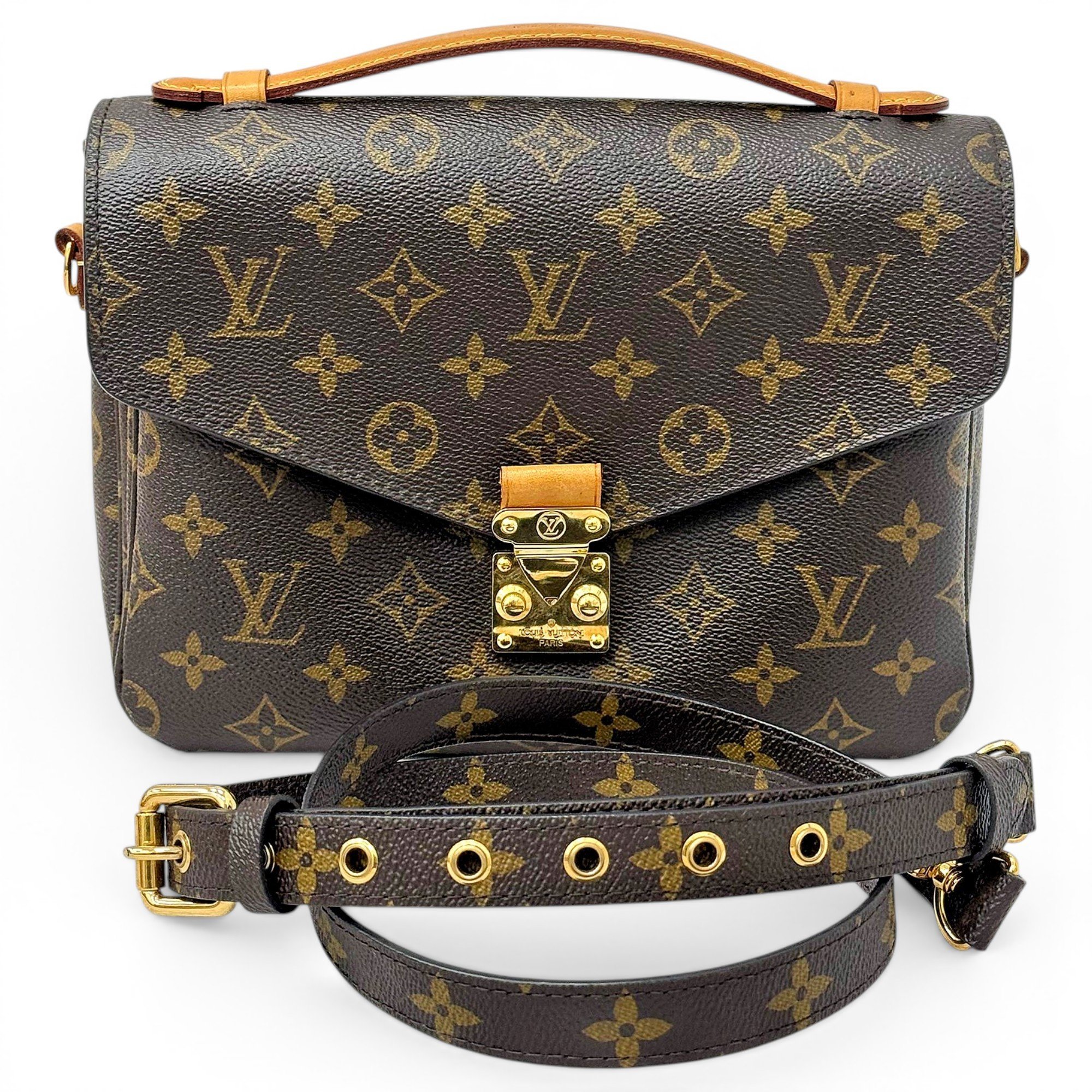 Metis leather handbag