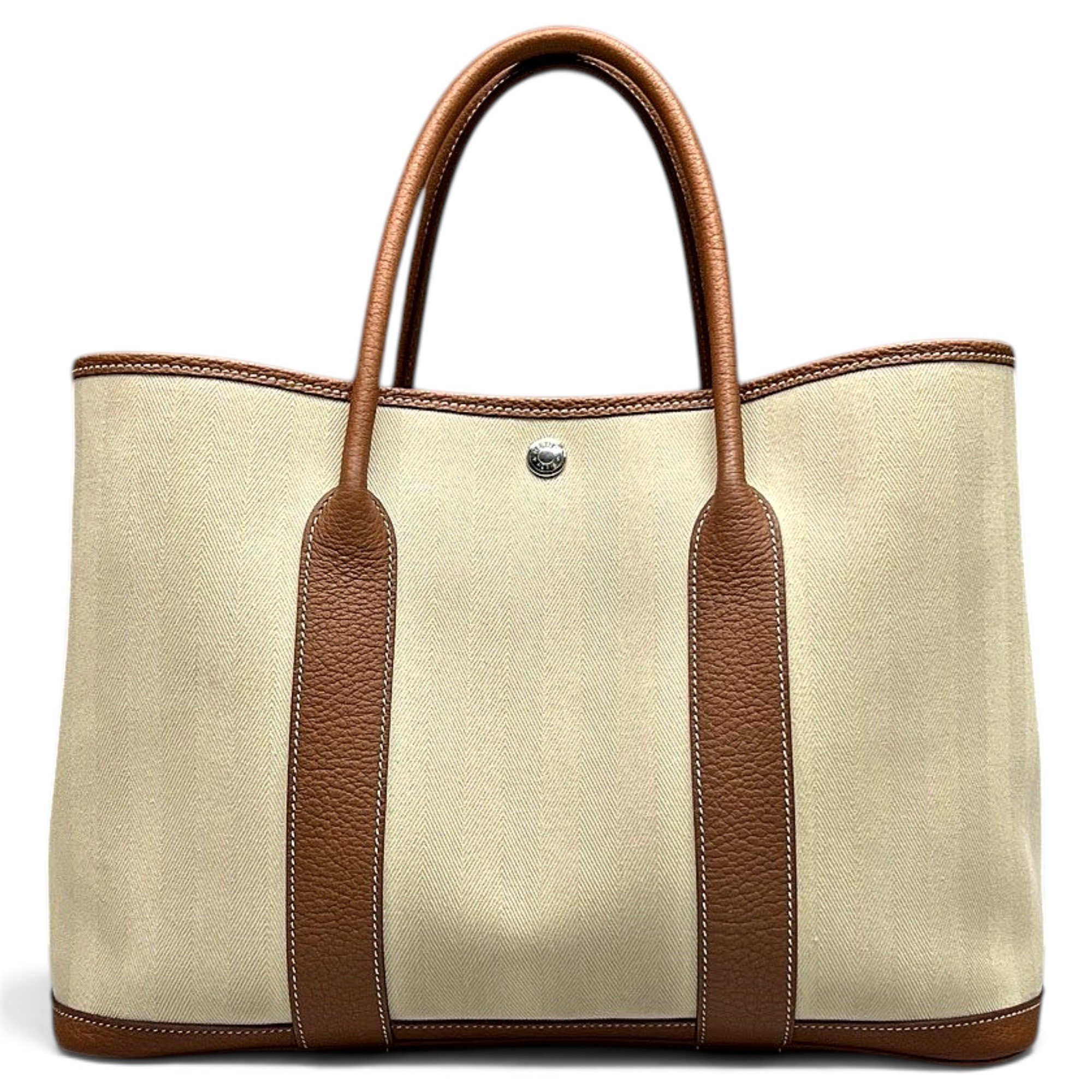 Garden Party leather handbag