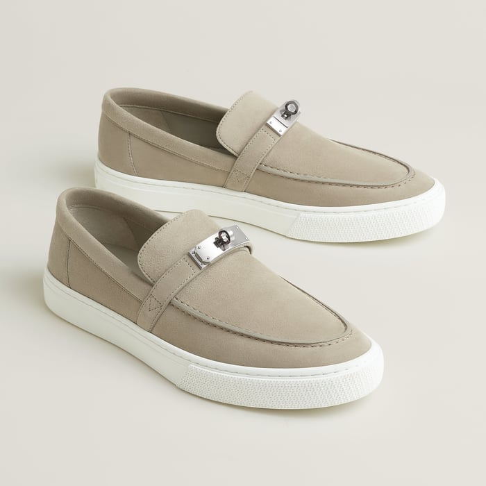 Beige Esquisse Game Slip-on Sneaker