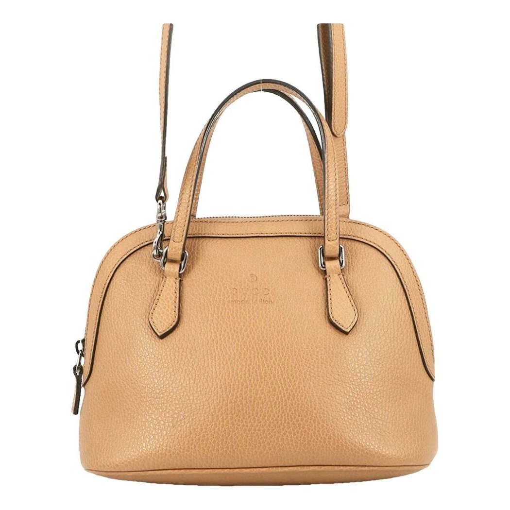 Dôme leather handbag