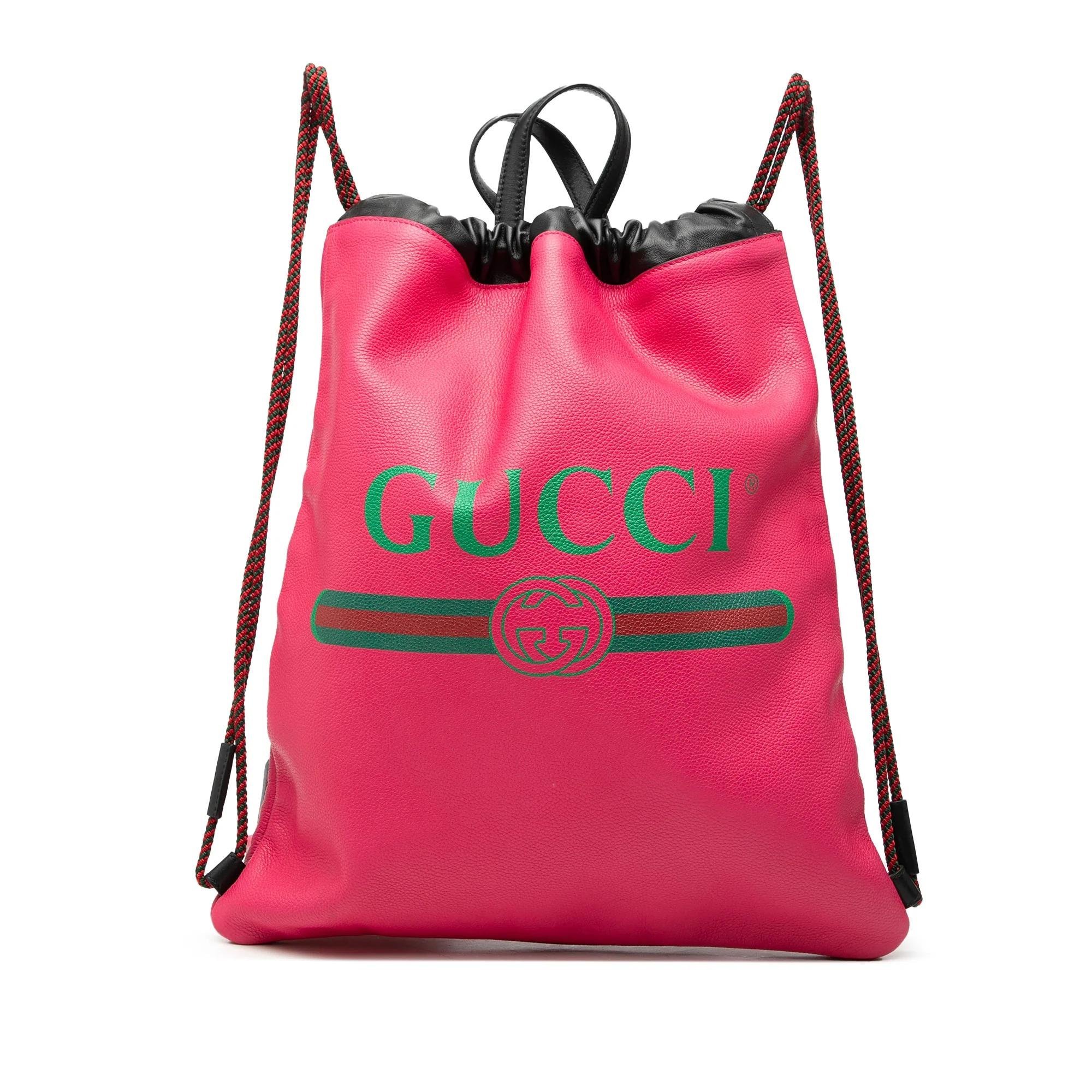 Leather backpack